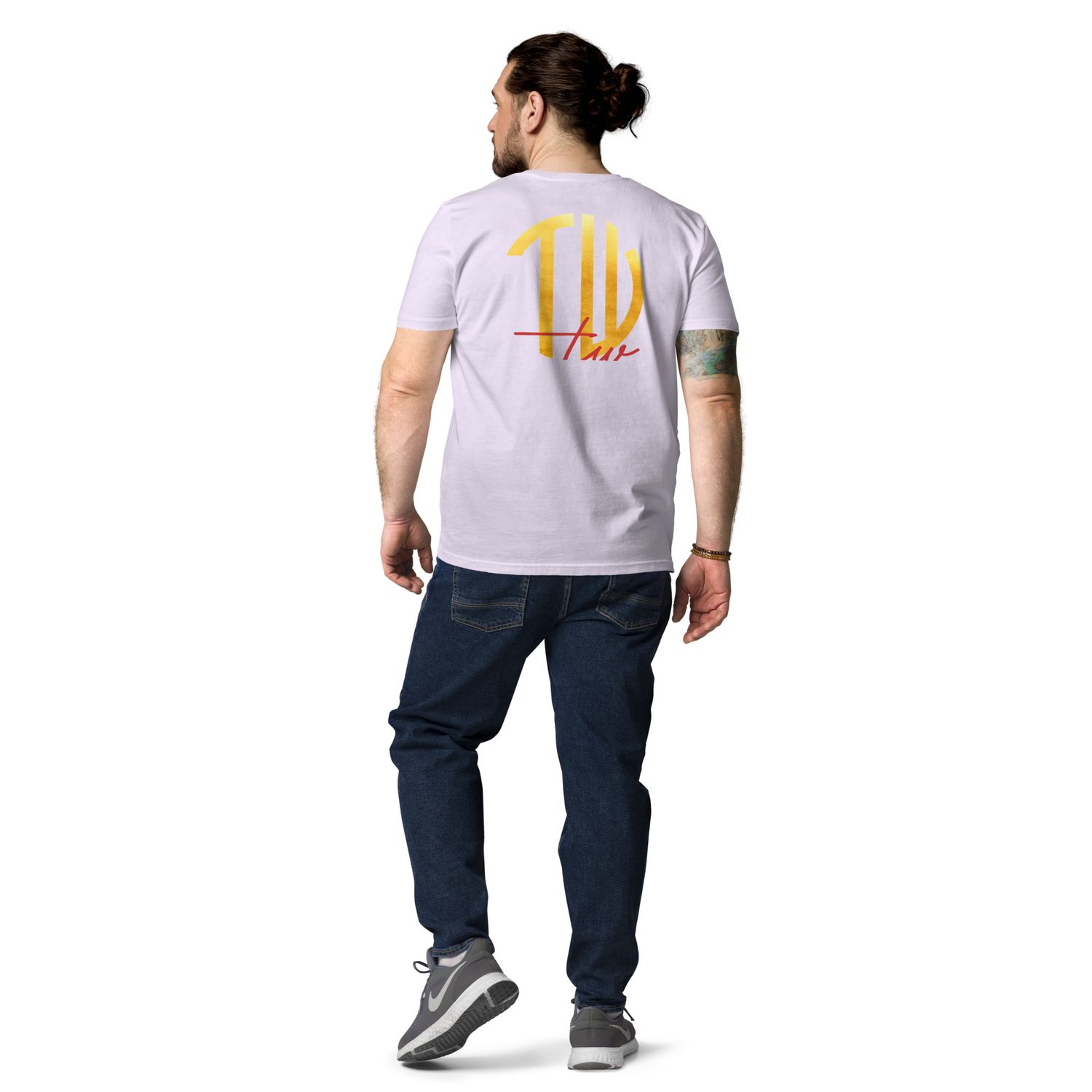 The Wuff® Sun V1 | Unisex Bio-T-Shirt mit Rippkragen