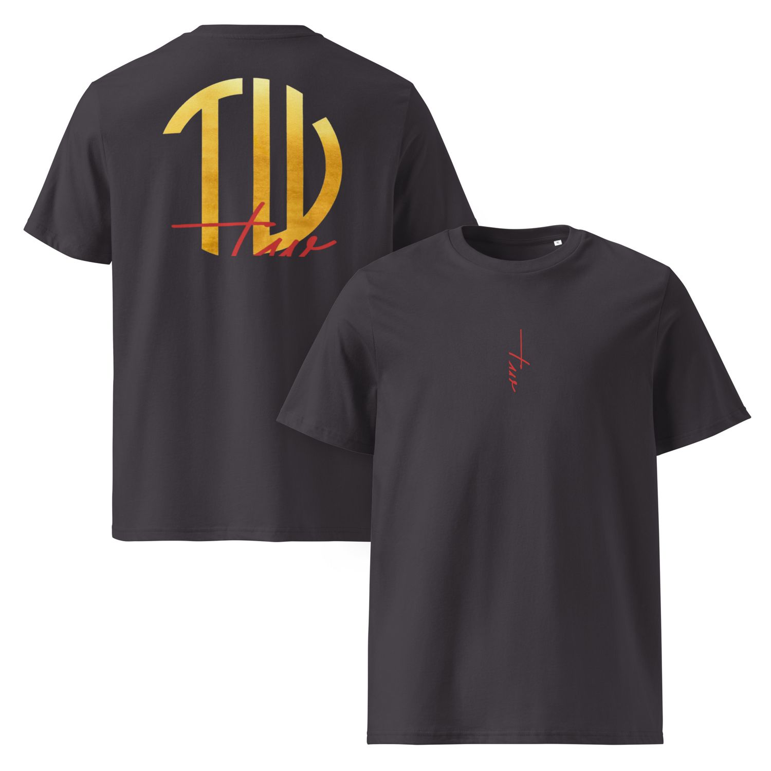 The Wuff® Sun V1 | Unisex Bio-T-Shirt mit Rippkragen