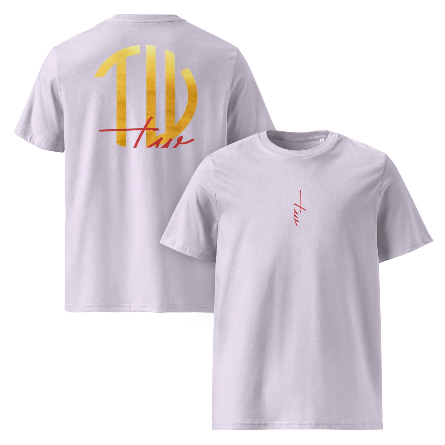 The Wuff® Sun V1 | Unisex Bio-T-Shirt mit Rippkragen
