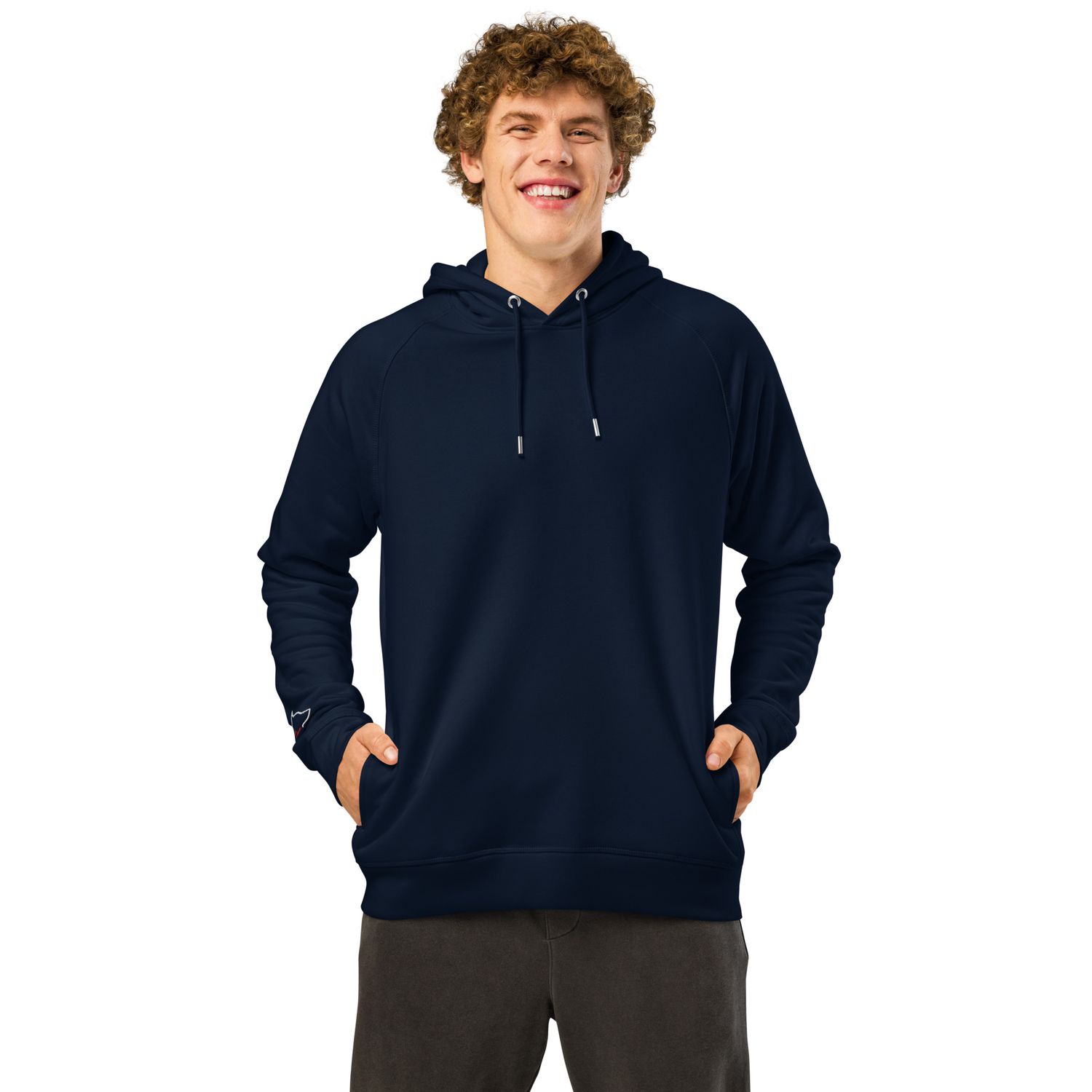 THE WUFF® MINIMAL ESSENCE | Unisex Bio-Hoodie mit Seitentaschen