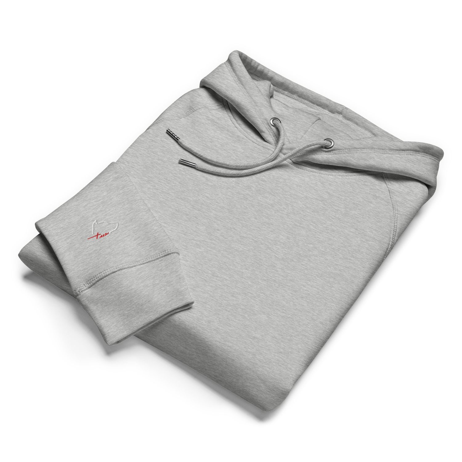 THE WUFF® MINIMAL ESSENCE | Unisex Bio-Hoodie mit Seitentaschen