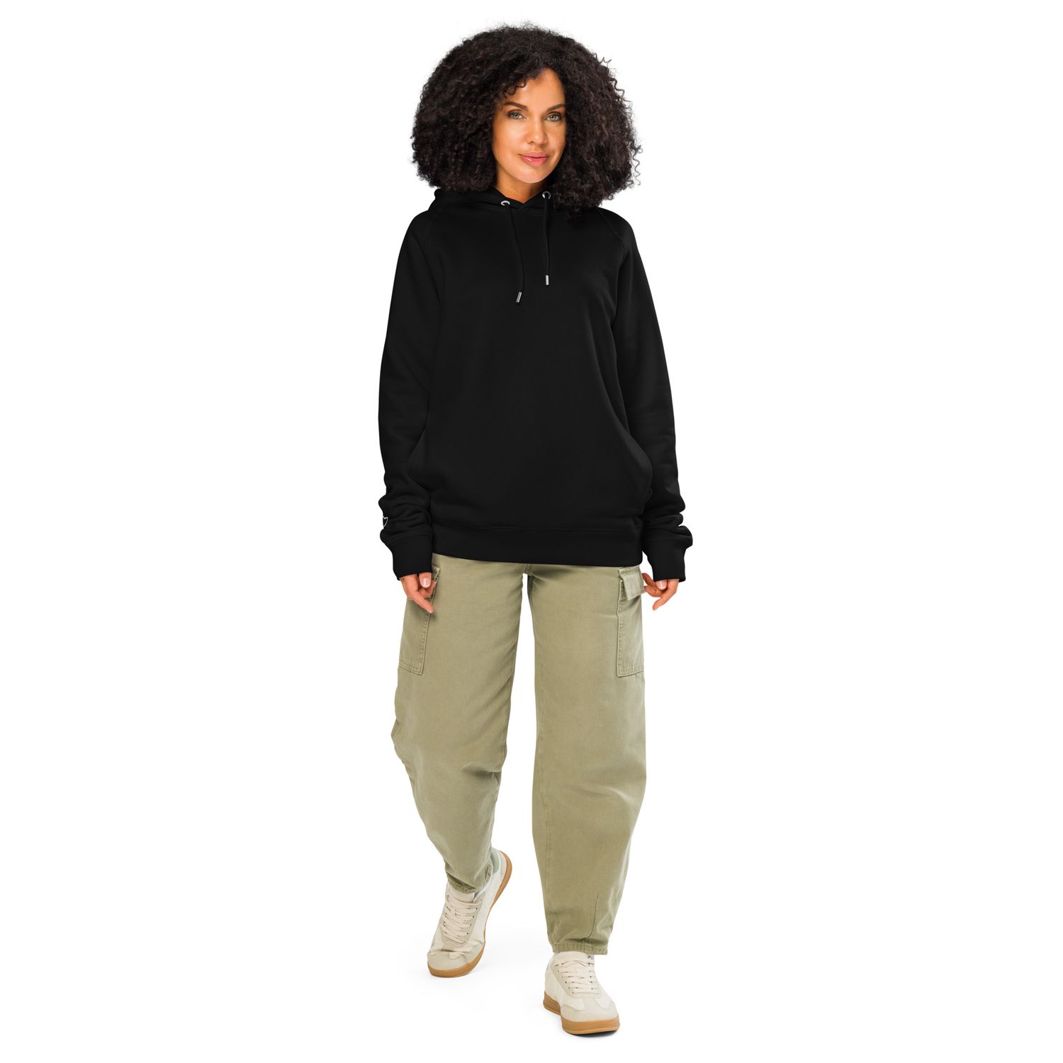THE WUFF® MINIMAL ESSENCE | Unisex Bio-Hoodie mit Seitentaschen