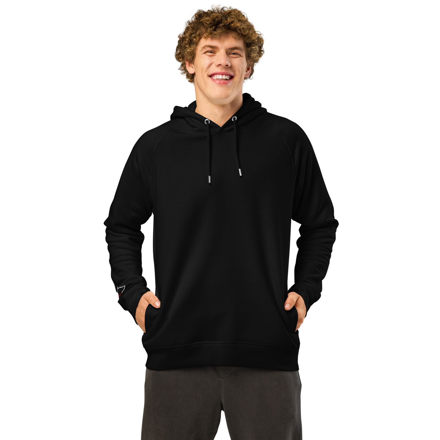 THE WUFF® MINIMAL ESSENCE | Unisex Bio-Hoodie mit Seitentaschen