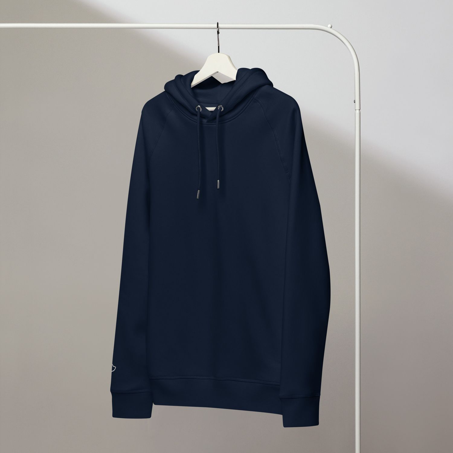THE WUFF® MINIMAL ESSENCE | Unisex Bio-Hoodie mit Seitentaschen