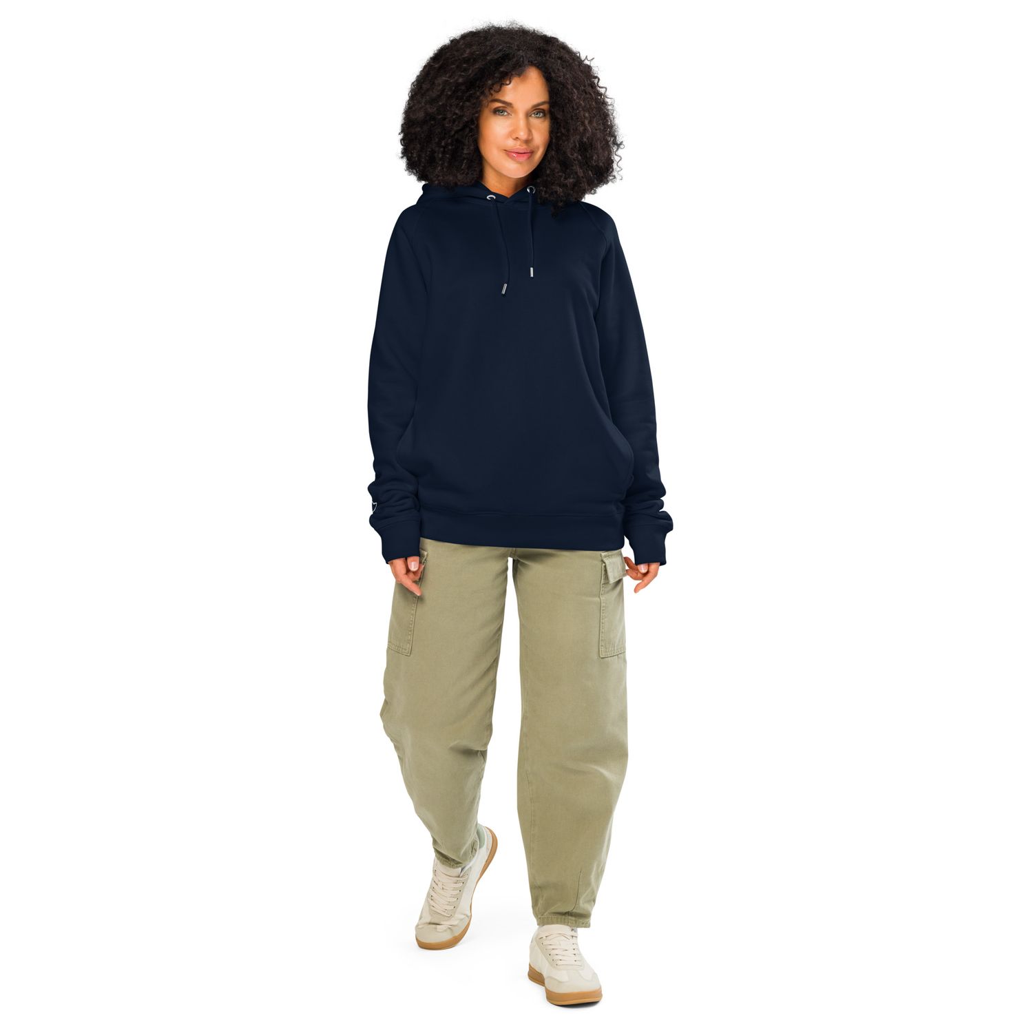 THE WUFF® MINIMAL ESSENCE | Unisex Bio-Hoodie mit Seitentaschen