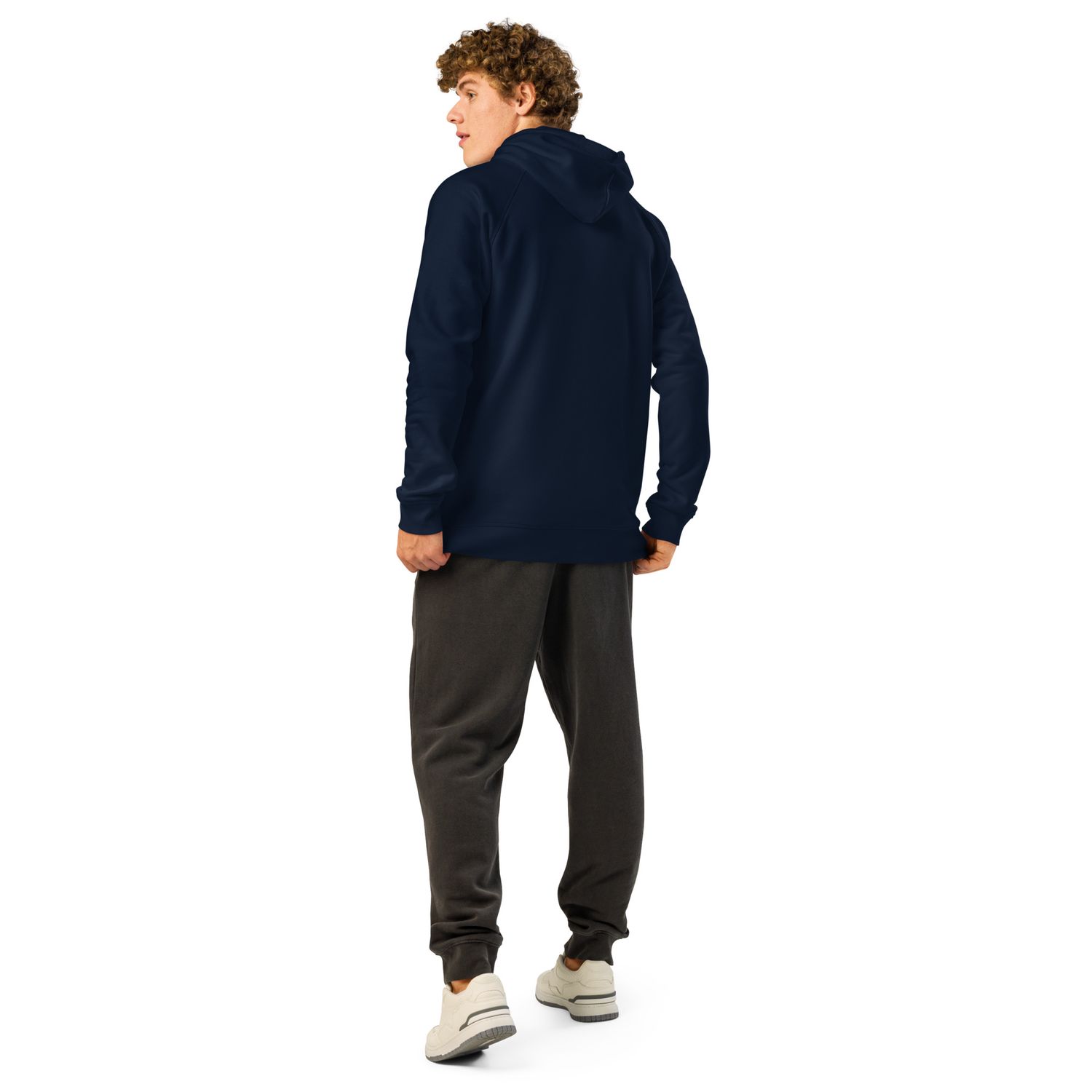 THE WUFF® MINIMAL ESSENCE | Unisex Bio-Hoodie mit Seitentaschen