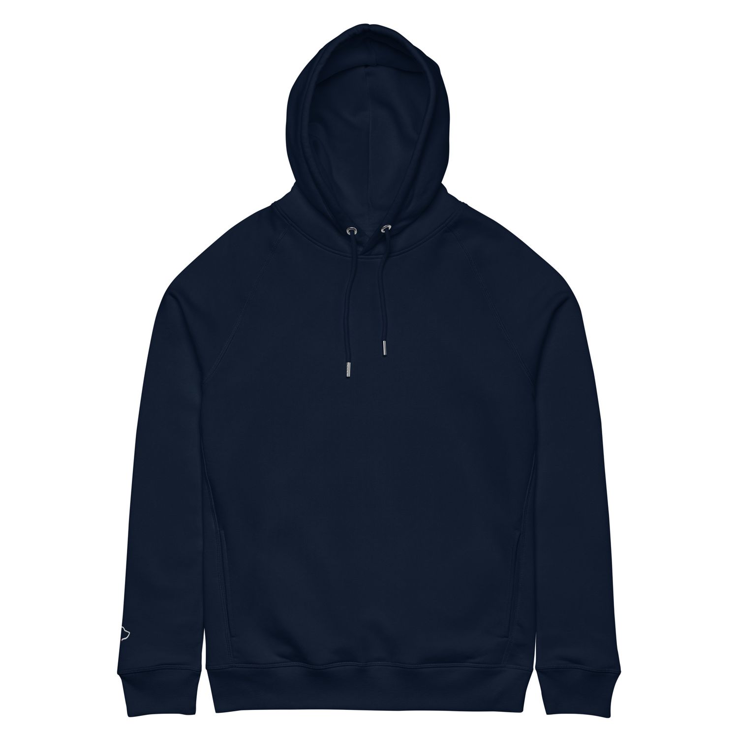 THE WUFF® MINIMAL ESSENCE | Unisex Bio-Hoodie mit Seitentaschen