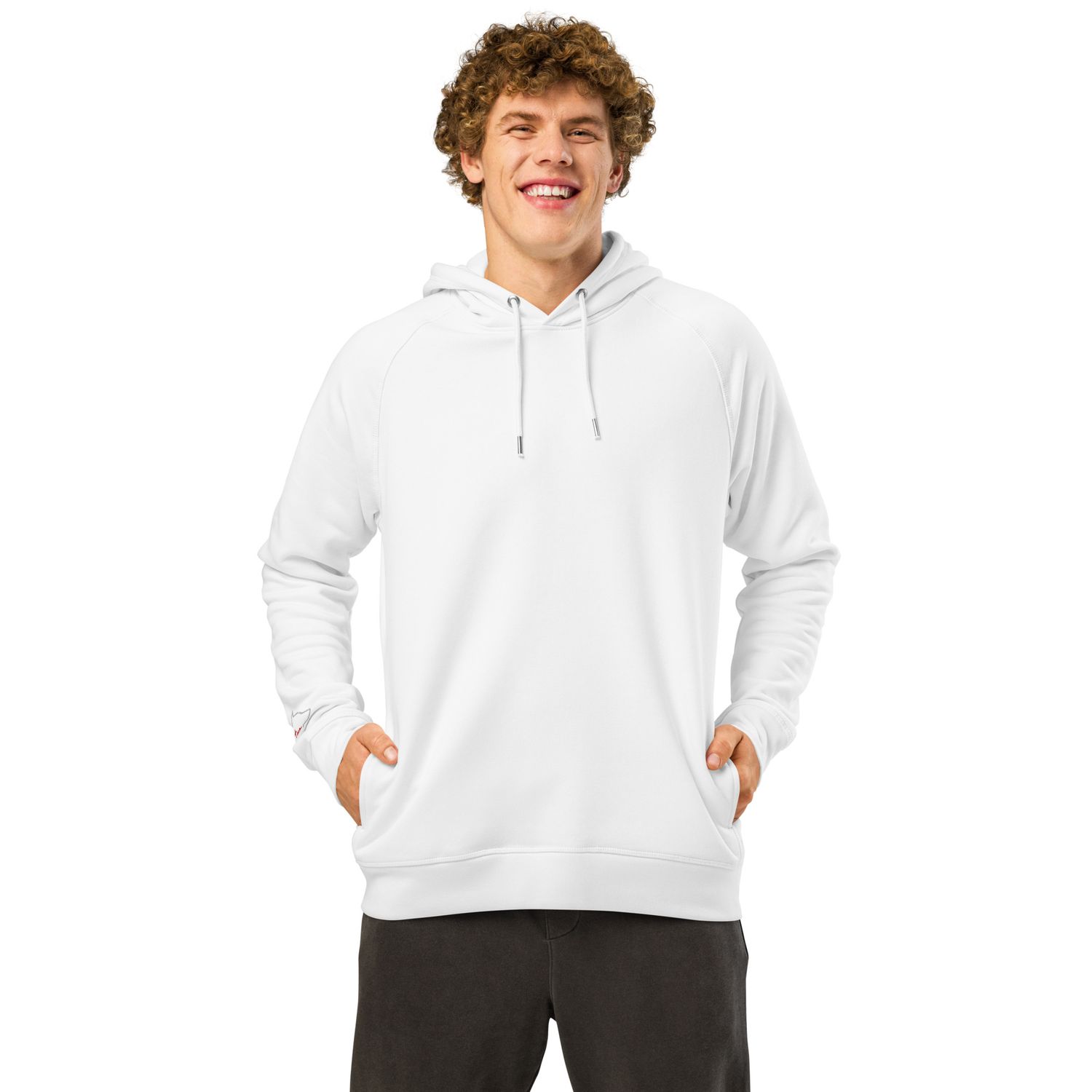 THE WUFF® MINIMAL ESSENCE | Unisex Bio-Hoodie mit Seitentaschen