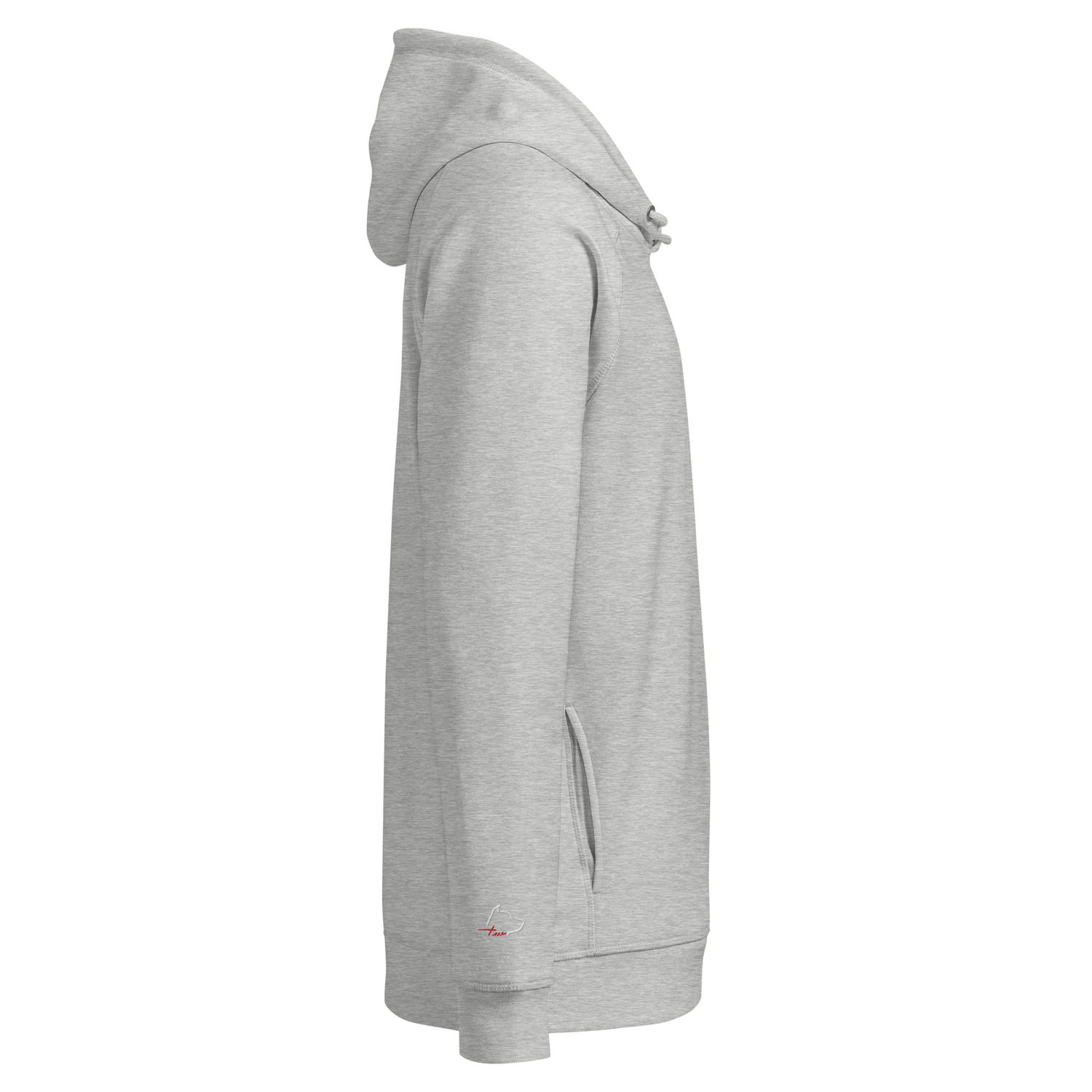 THE WUFF® MINIMAL ESSENCE | Unisex Bio-Hoodie mit Seitentaschen