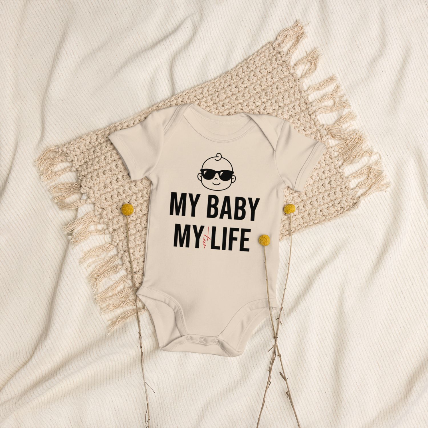 Babystrampler aus Bio-Baumwolle