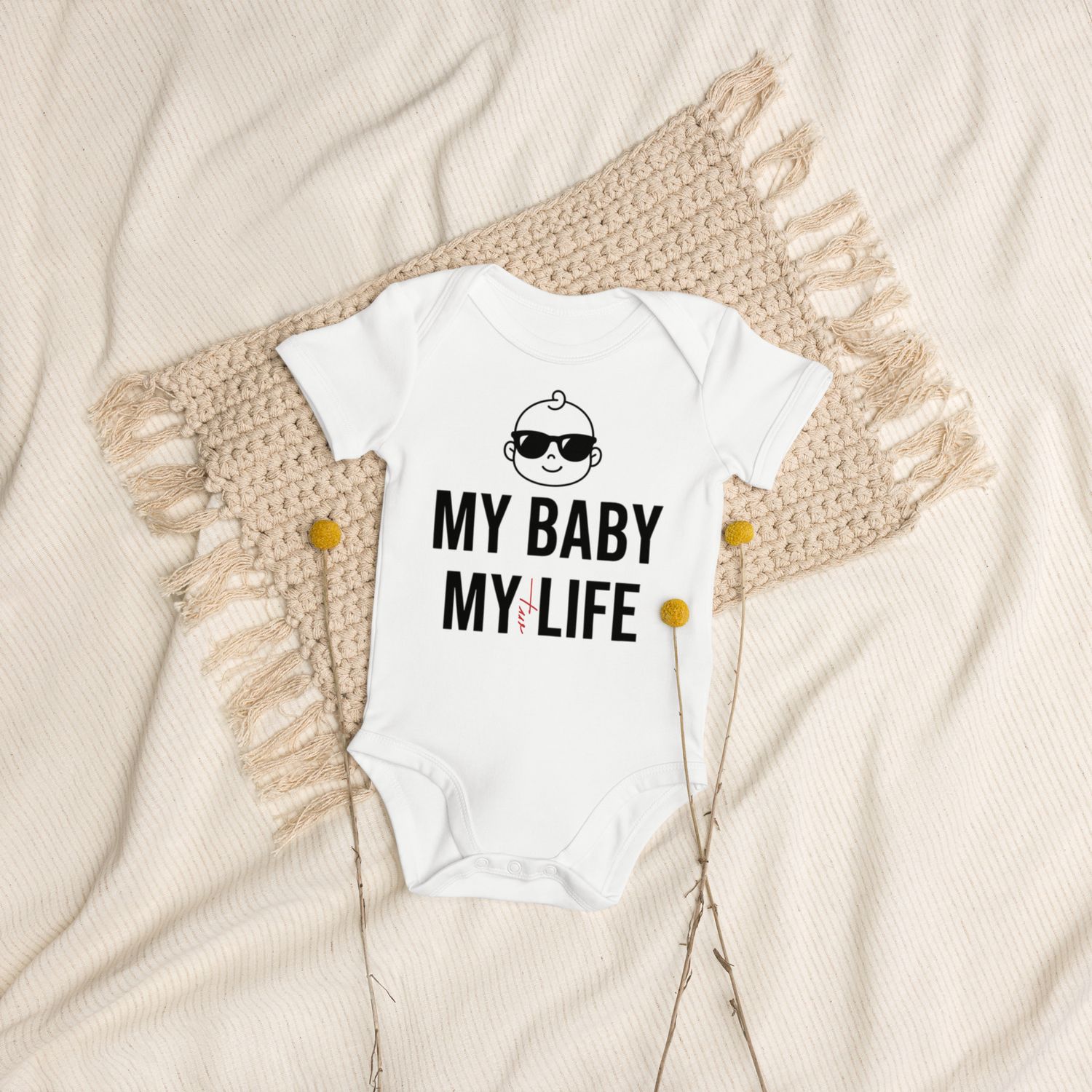 Babystrampler aus Bio-Baumwolle