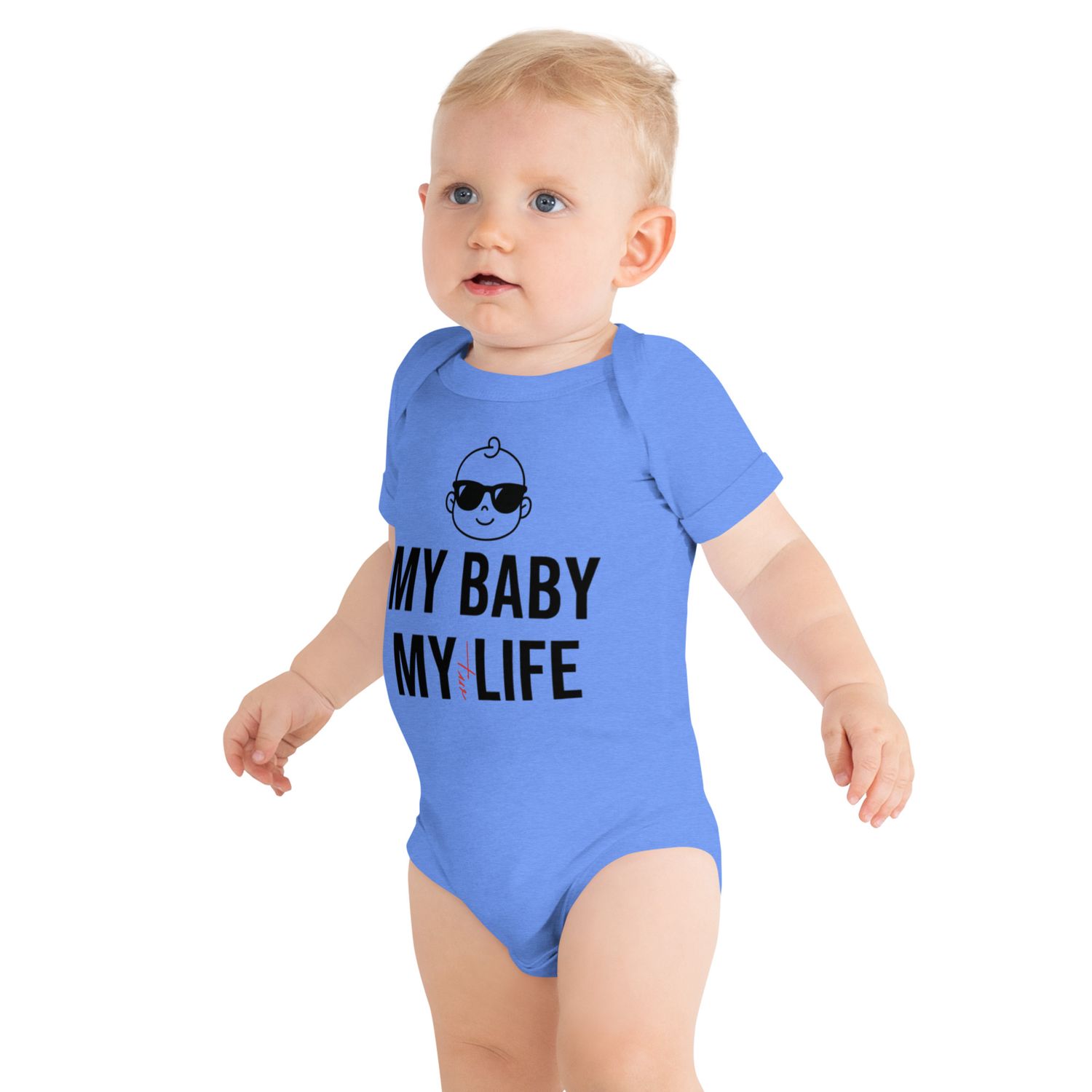 Kurzärmliger Premium Baby-Einteiler