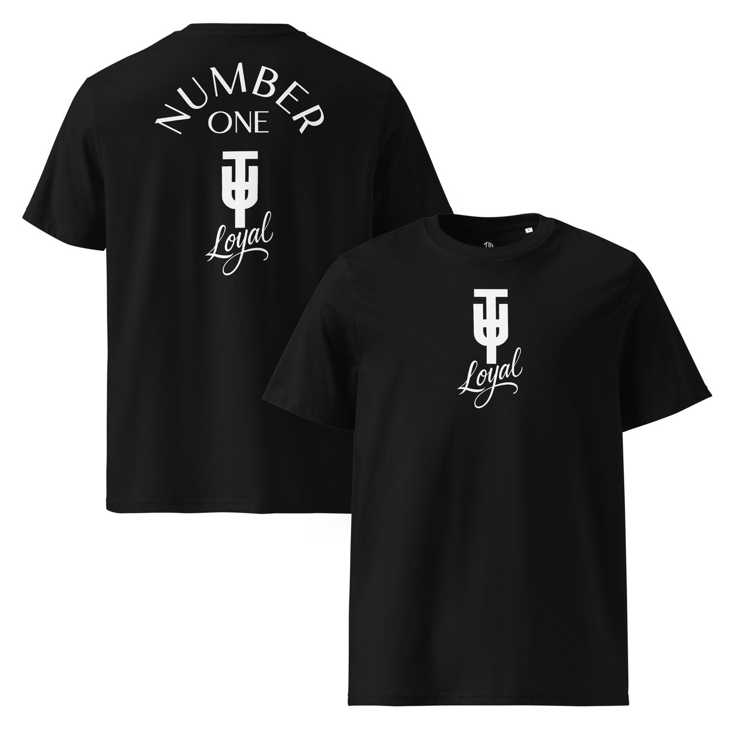 T.U.T. / TW UNITE NO.One | Unisex Bio-T-Shirt mit Rippkragen