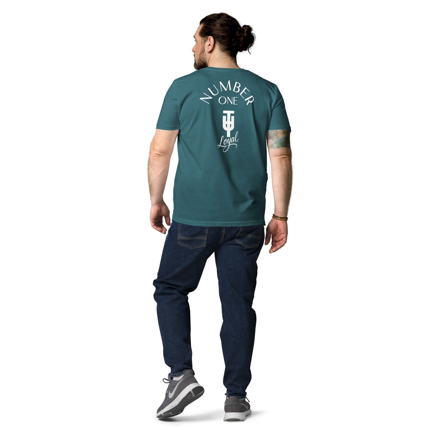 T.U.T. / TW UNITE NO.One | Unisex Bio-T-Shirt mit Rippkragen