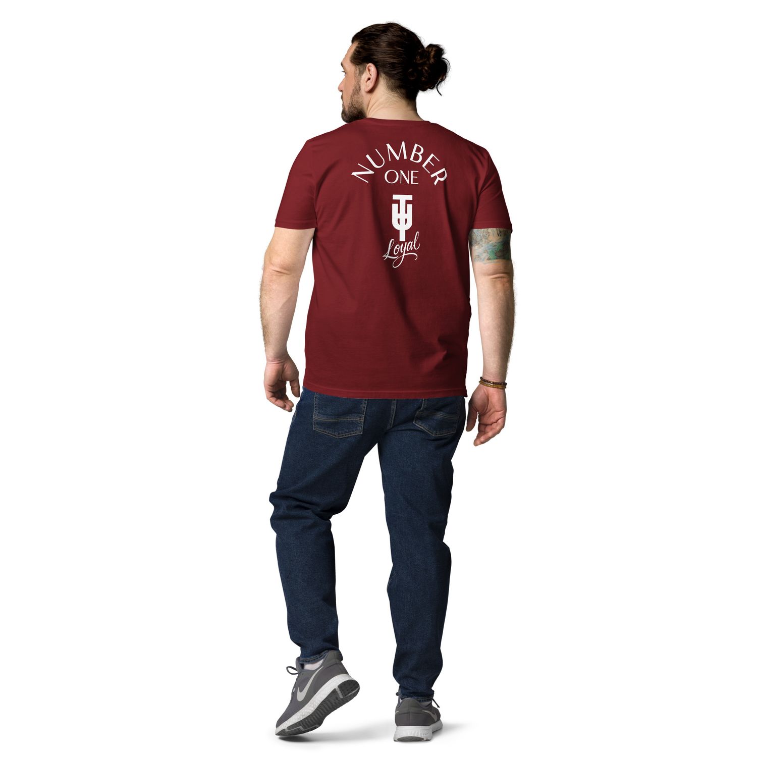 T.U.T. / TW UNITE NO.One | Unisex Bio-T-Shirt mit Rippkragen