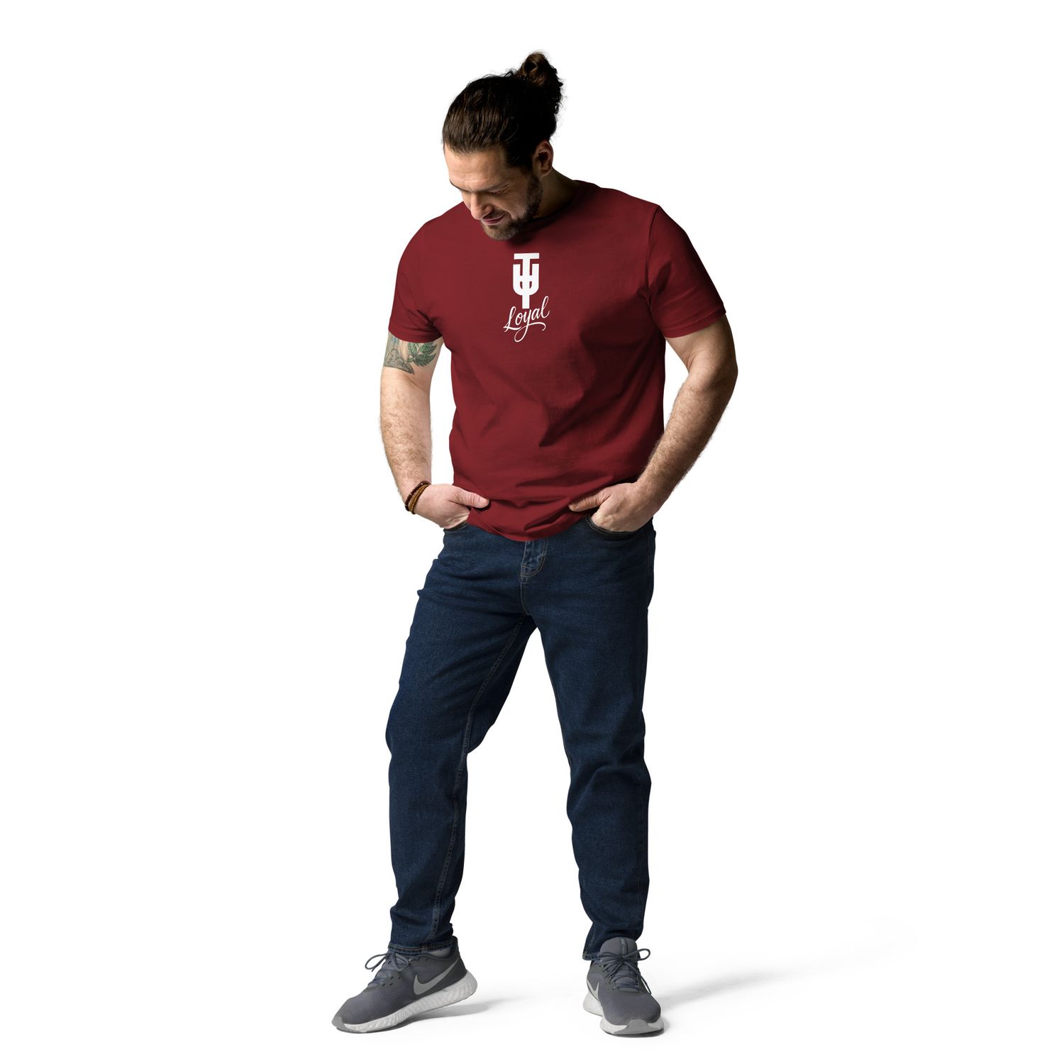 T.U.T. / TW UNITE NO.One | Unisex Bio-T-Shirt mit Rippkragen