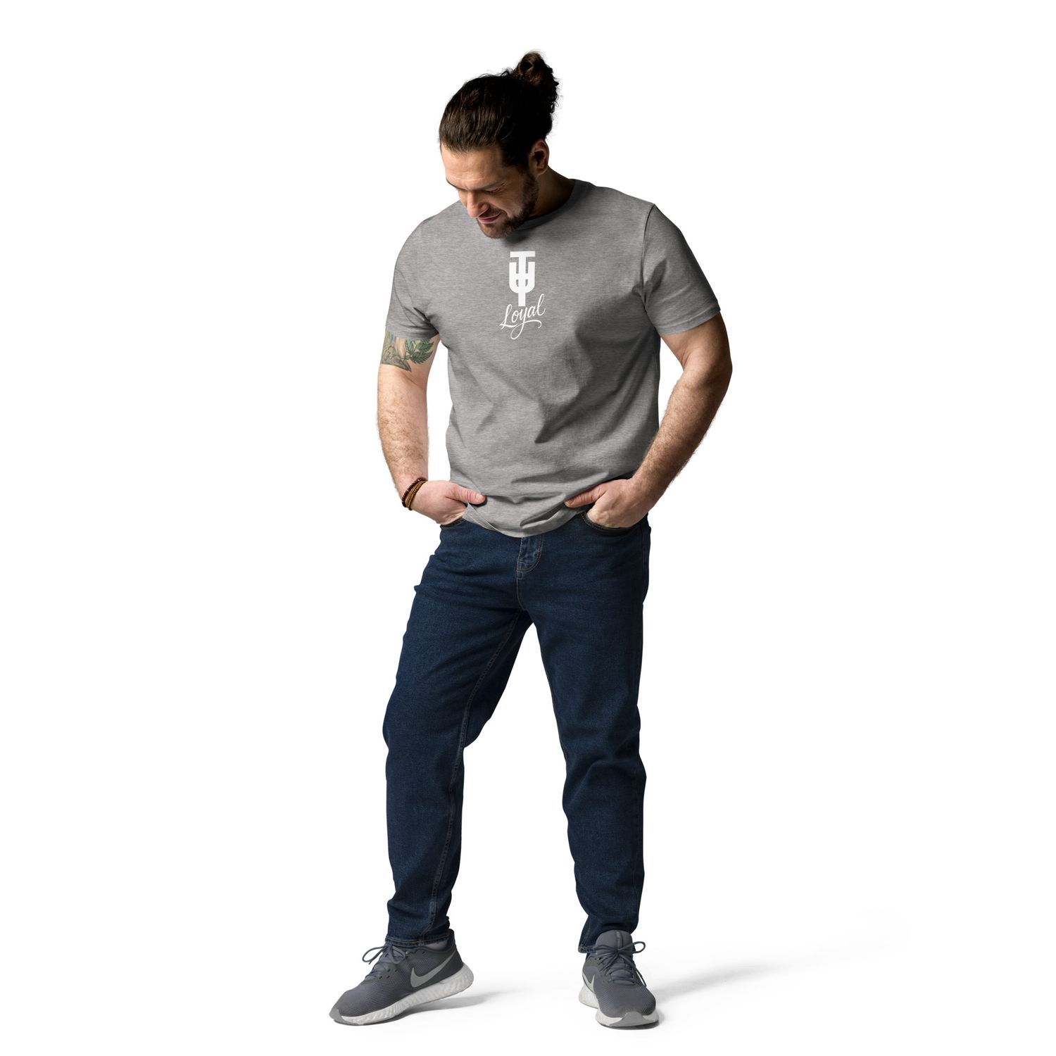 T.U.T. / TW UNITE NO.One | Unisex Bio-T-Shirt mit Rippkragen