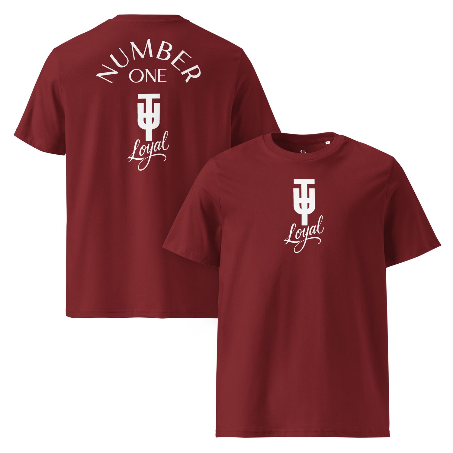 T.U.T. / TW UNITE NO.One | Unisex Bio-T-Shirt mit Rippkragen