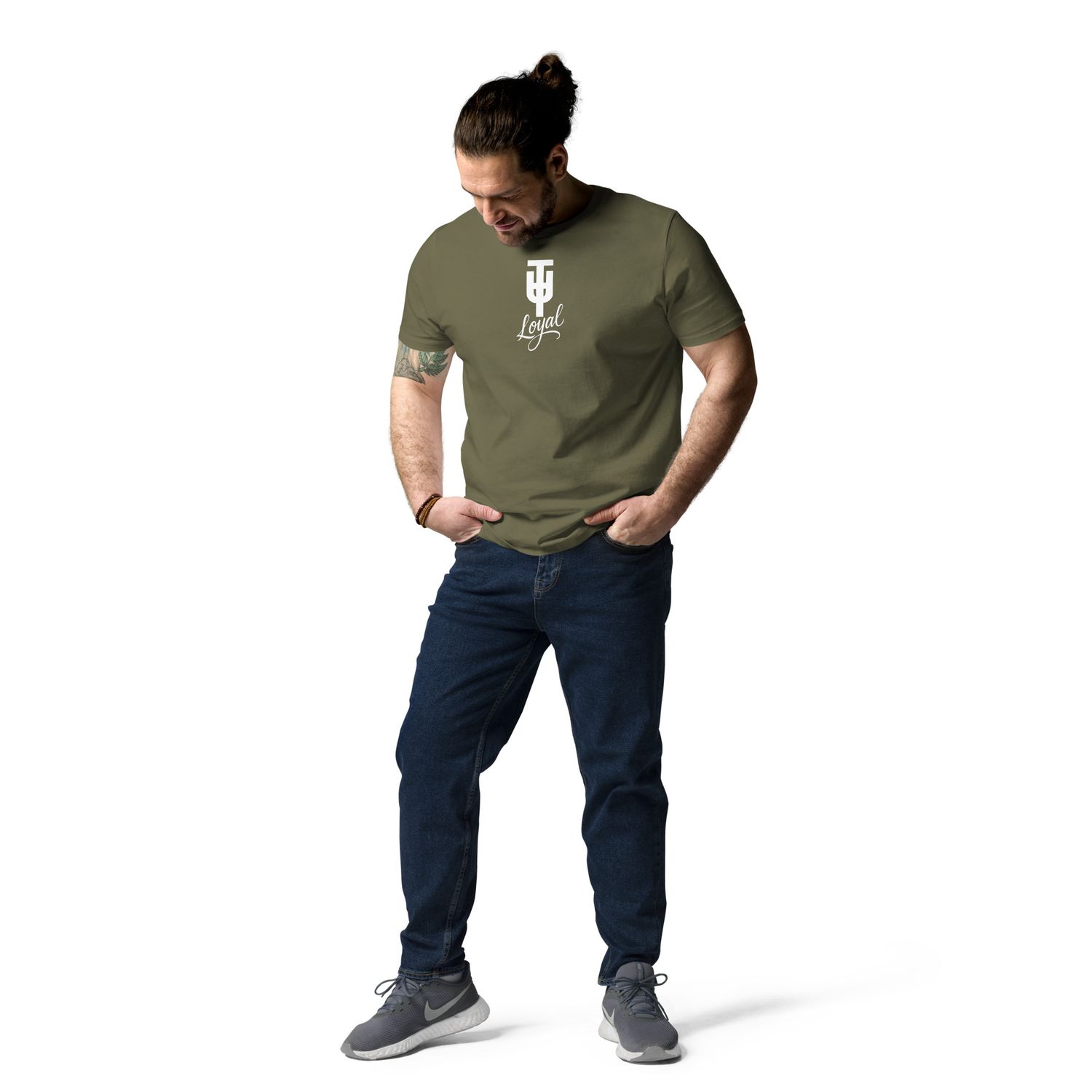 T.U.T. / TW UNITE NO.One | Unisex Bio-T-Shirt mit Rippkragen