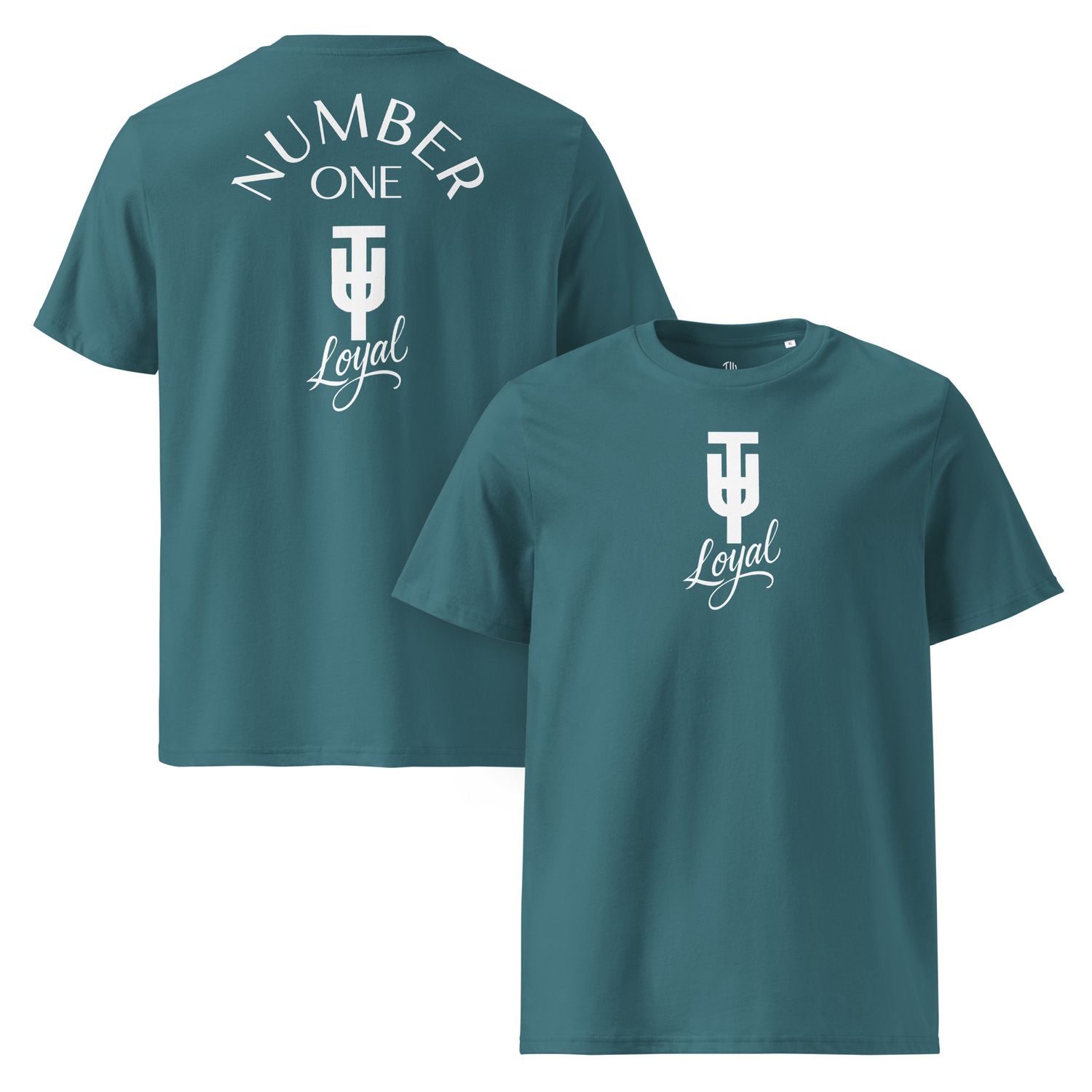 T.U.T. / TW UNITE NO.One | Unisex Bio-T-Shirt mit Rippkragen