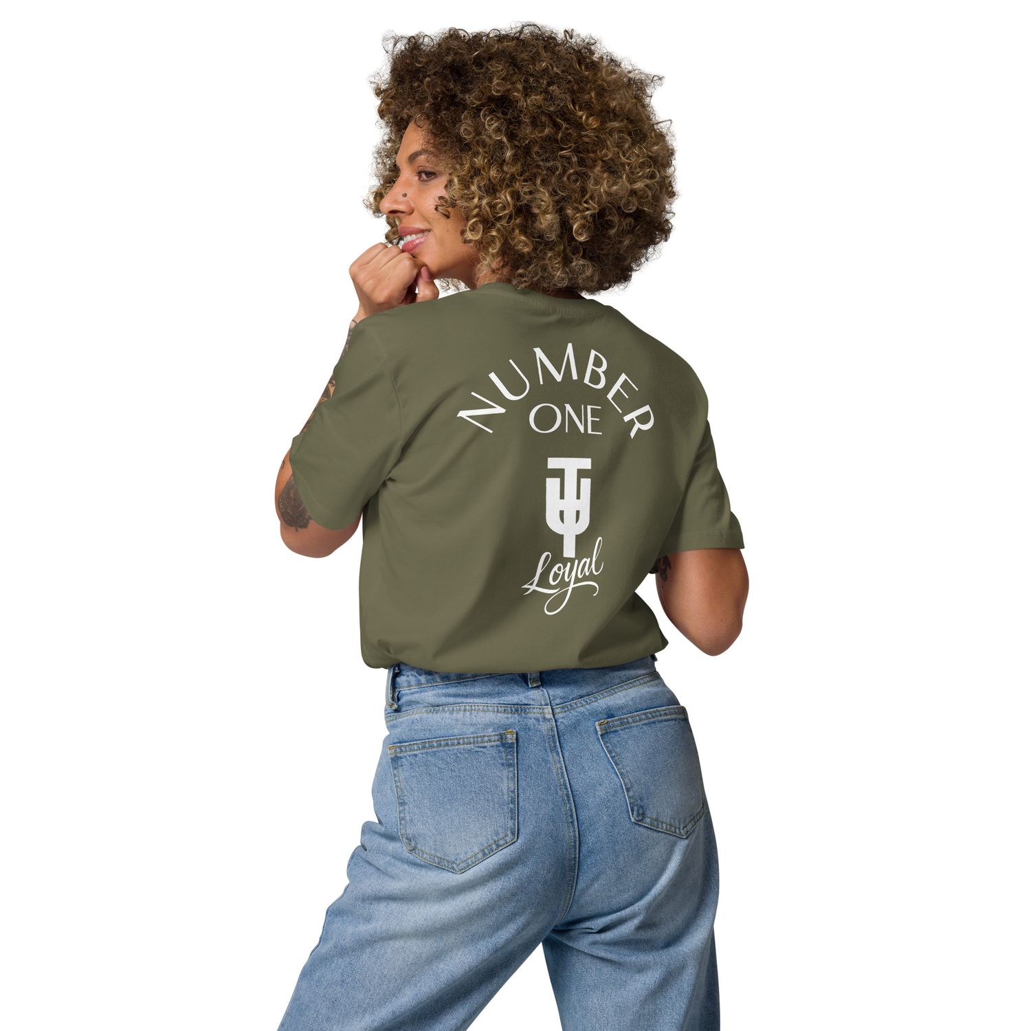 T.U.T. / TW UNITE NO.One | Unisex Bio-T-Shirt mit Rippkragen