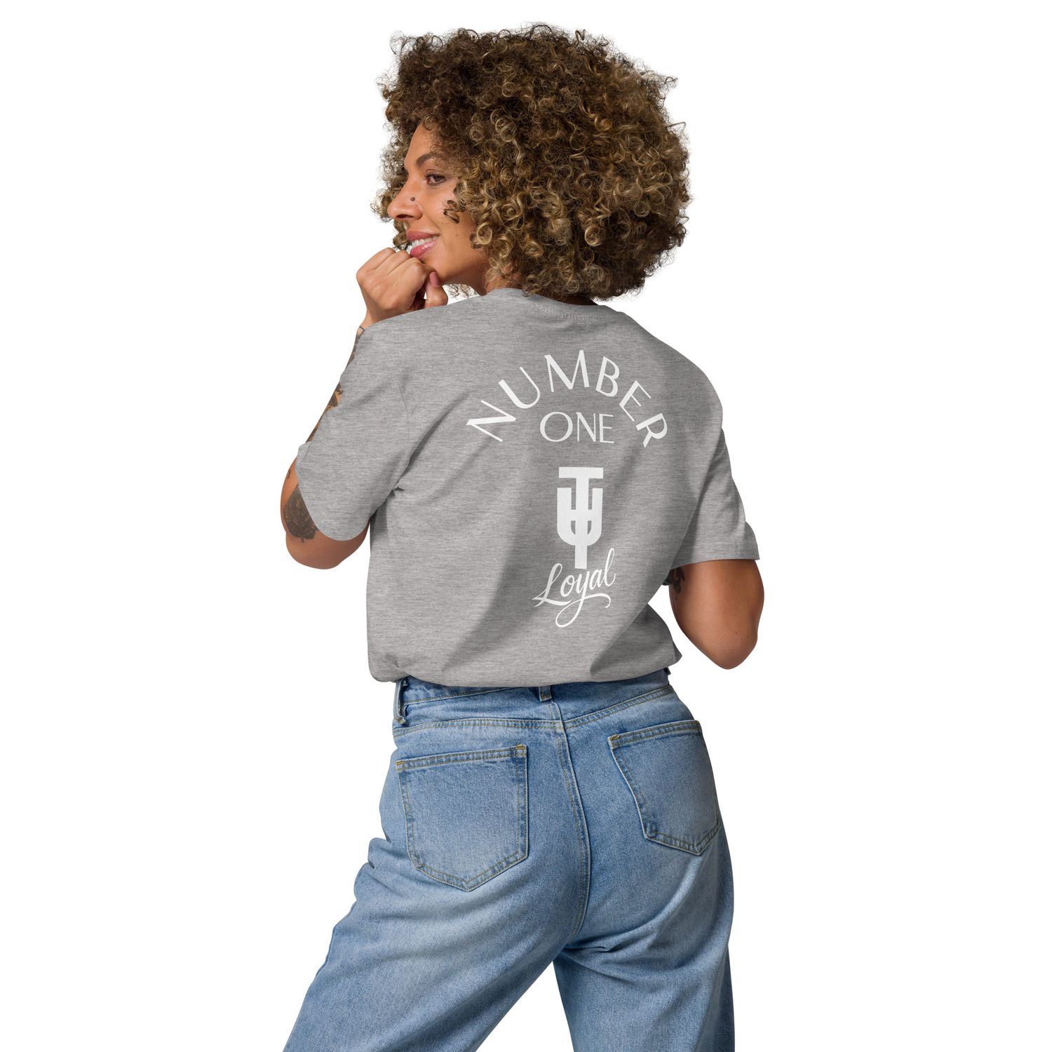T.U.T. / TW UNITE NO.One | Unisex Bio-T-Shirt mit Rippkragen
