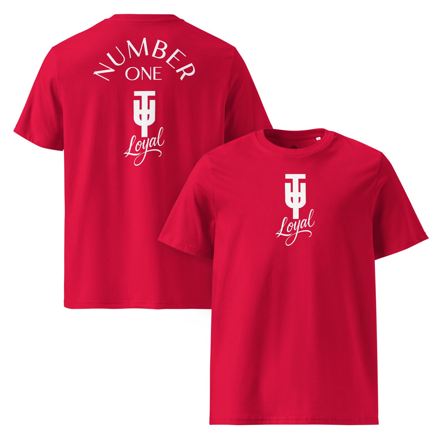 T.U.T. / TW UNITE NO.One | Unisex Bio-T-Shirt mit Rippkragen