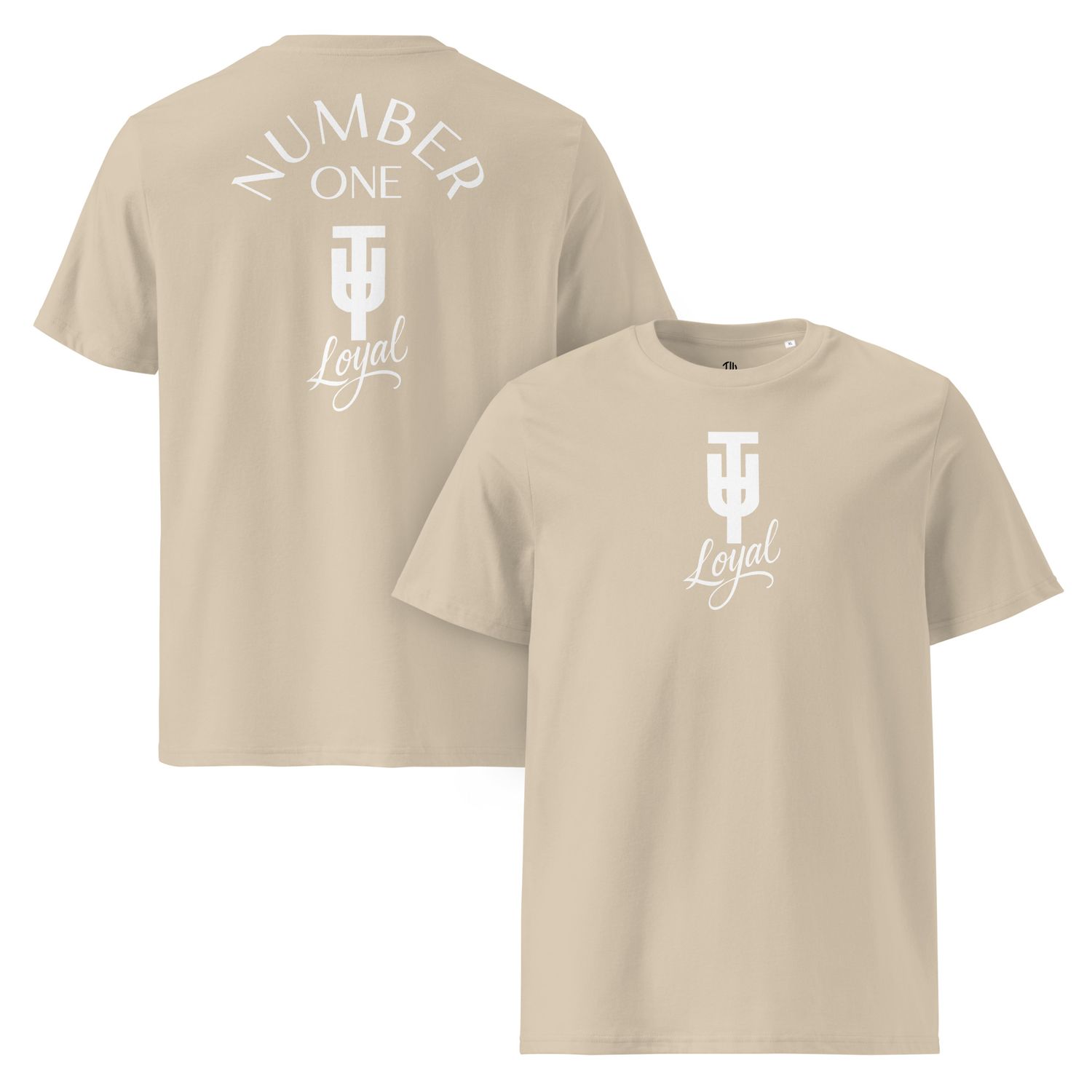 T.U.T. / TW UNITE NO.One | Unisex Bio-T-Shirt mit Rippkragen
