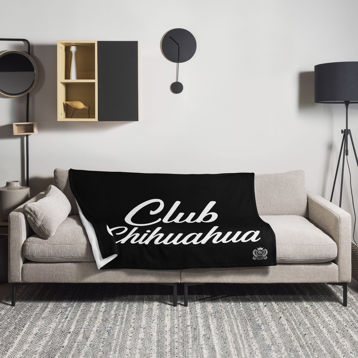 Hochwertige Tagesdecke Chihuahua Club