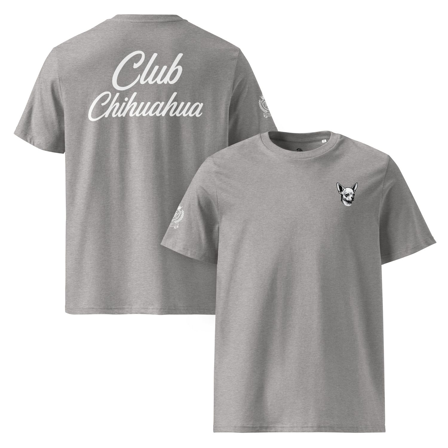 The Wuff® Team Chihuahua | Unisex Bio-T-Shirt mit Rippkragen