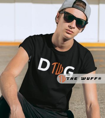 The Wuff® D.O.G. LINE | Unisex Bio-T-Shirt mit Rippkragen
