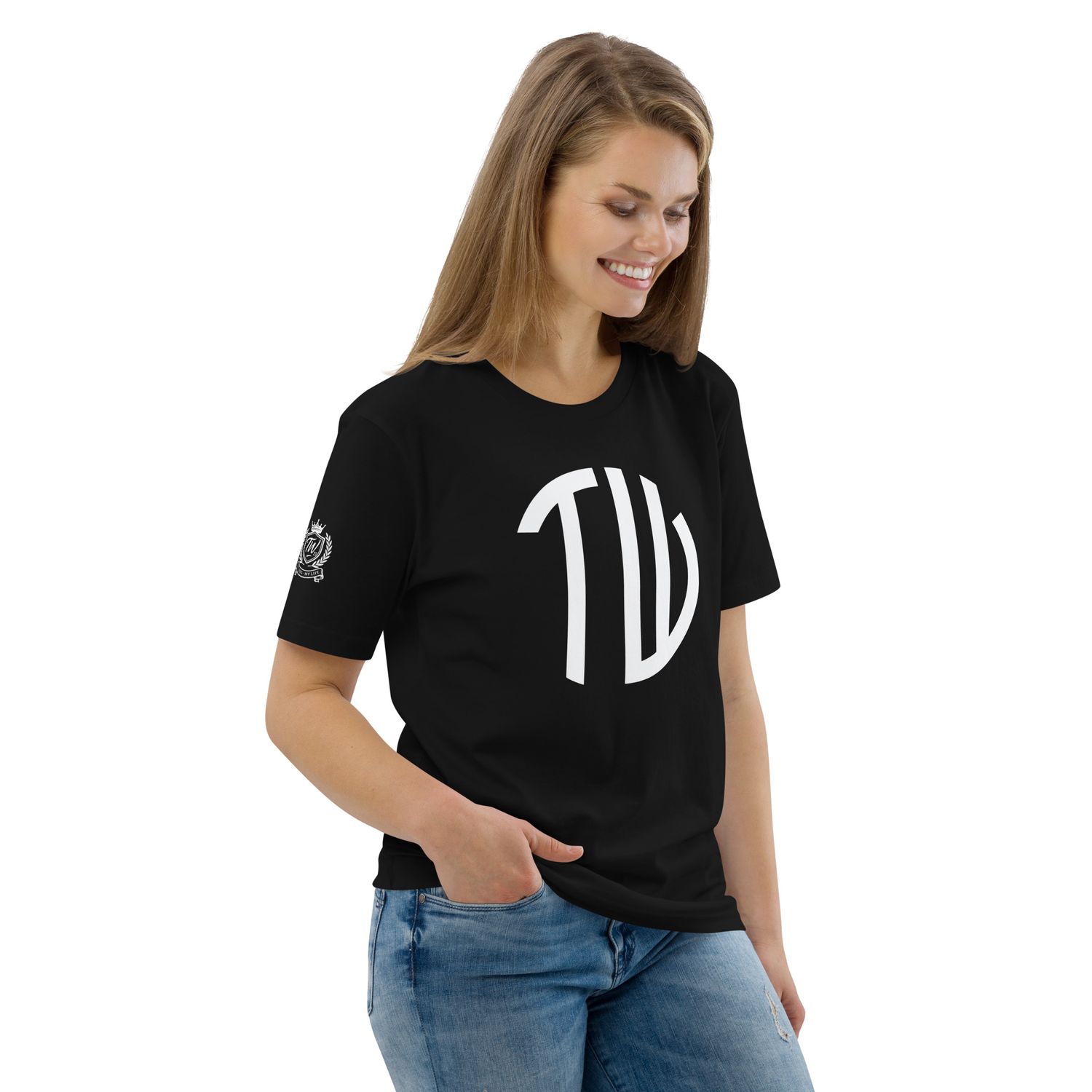 The Wuff® Original | Unisex Bio-T-Shirt mit Rippkragen