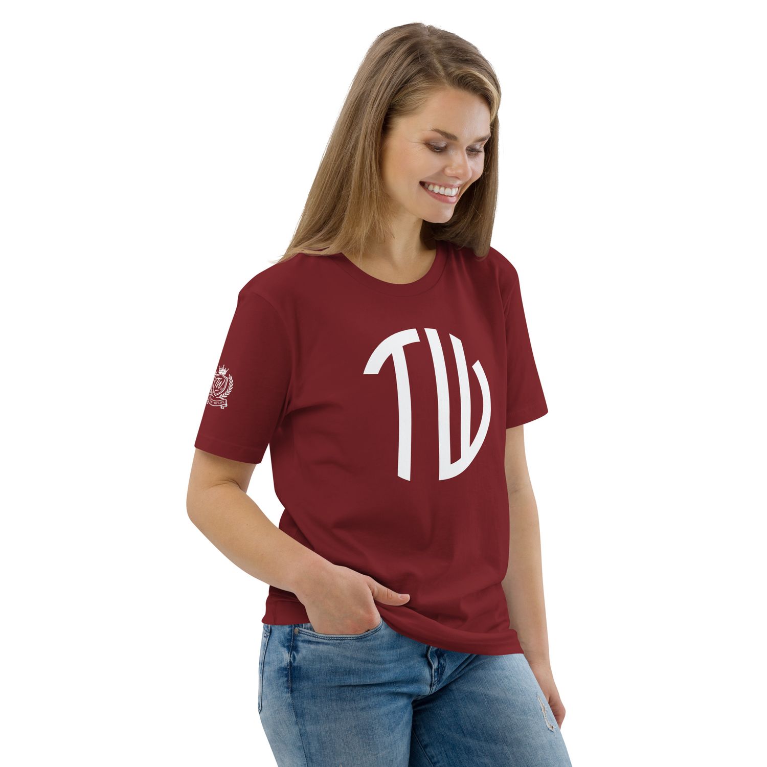 The Wuff® Original | Unisex Bio-T-Shirt mit Rippkragen