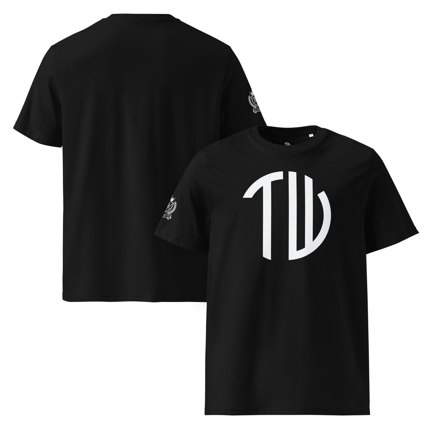 The Wuff® Original | Unisex Bio-T-Shirt mit Rippkragen