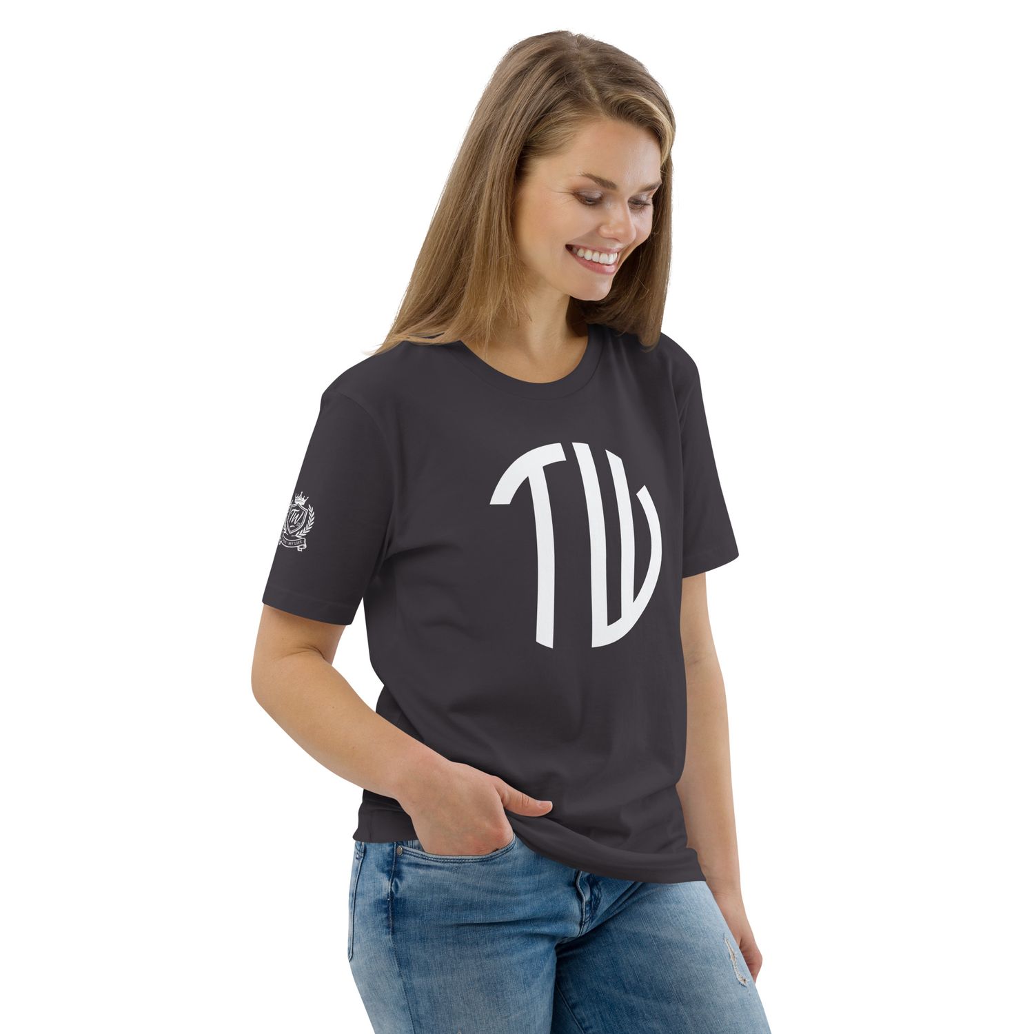 The Wuff® Original | Unisex Bio-T-Shirt mit Rippkragen