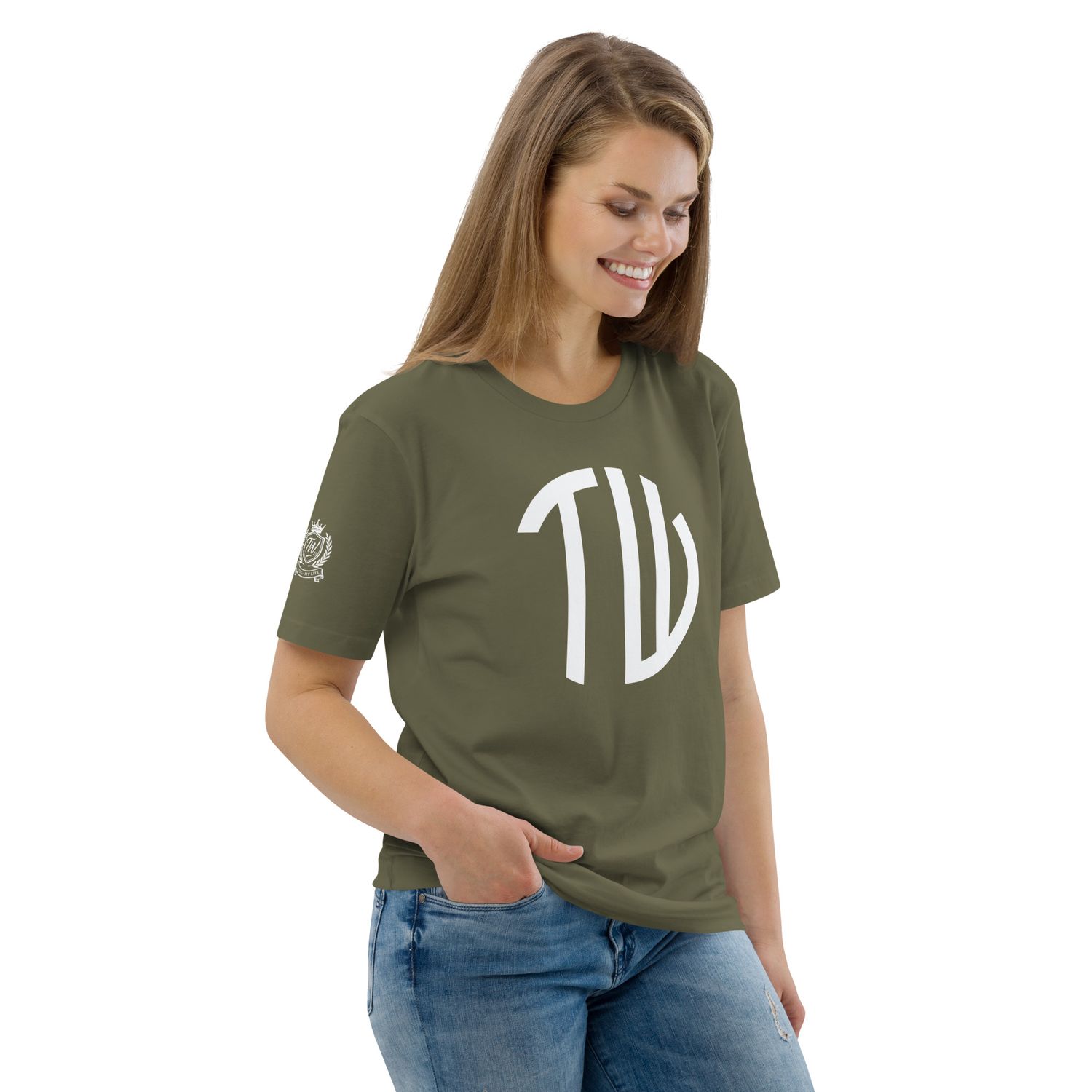 The Wuff® Original | Unisex Bio-T-Shirt mit Rippkragen