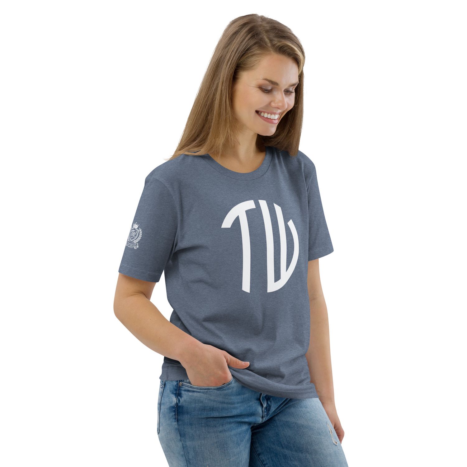 The Wuff® Original | Unisex Bio-T-Shirt mit Rippkragen