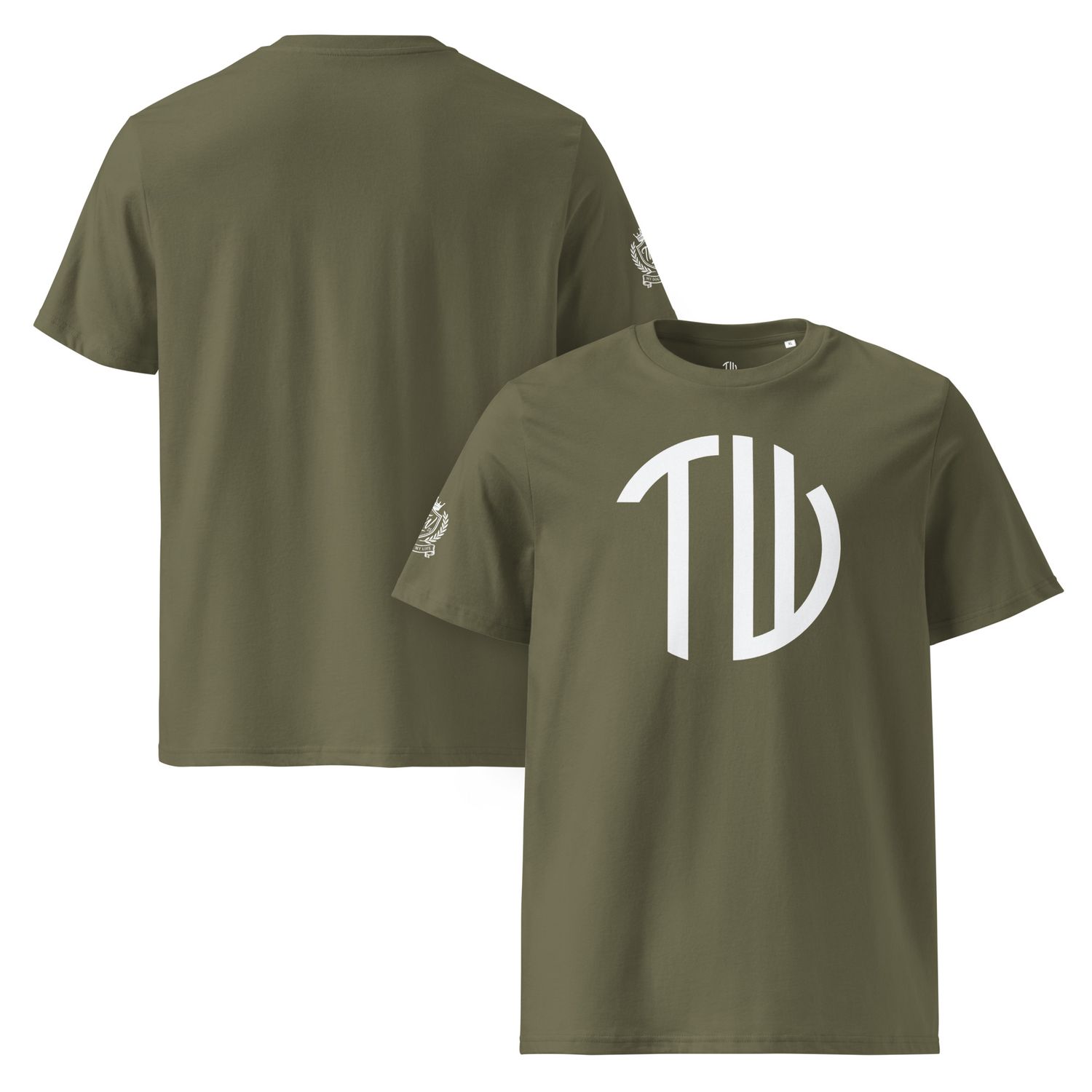 The Wuff® Original | Unisex Bio-T-Shirt mit Rippkragen