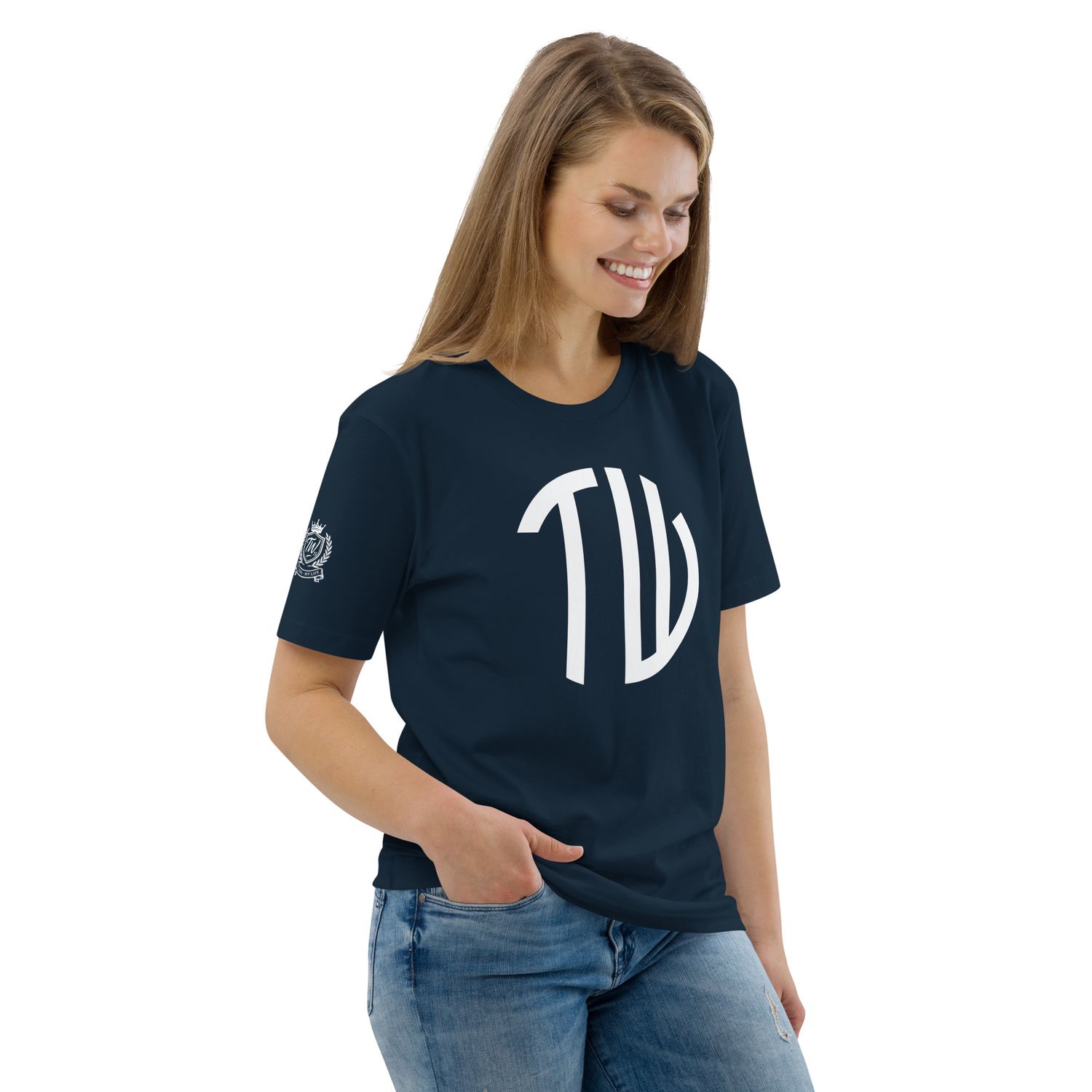 The Wuff® Original | Unisex Bio-T-Shirt mit Rippkragen