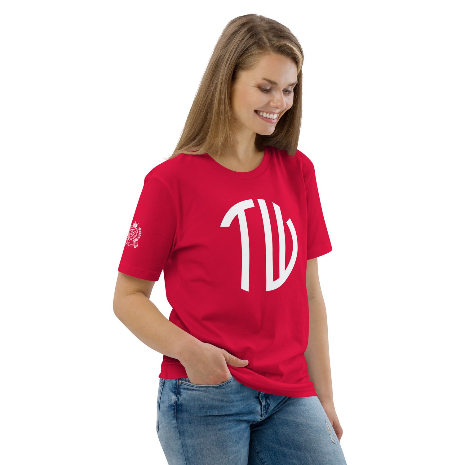 The Wuff® Original | Unisex Bio-T-Shirt mit Rippkragen