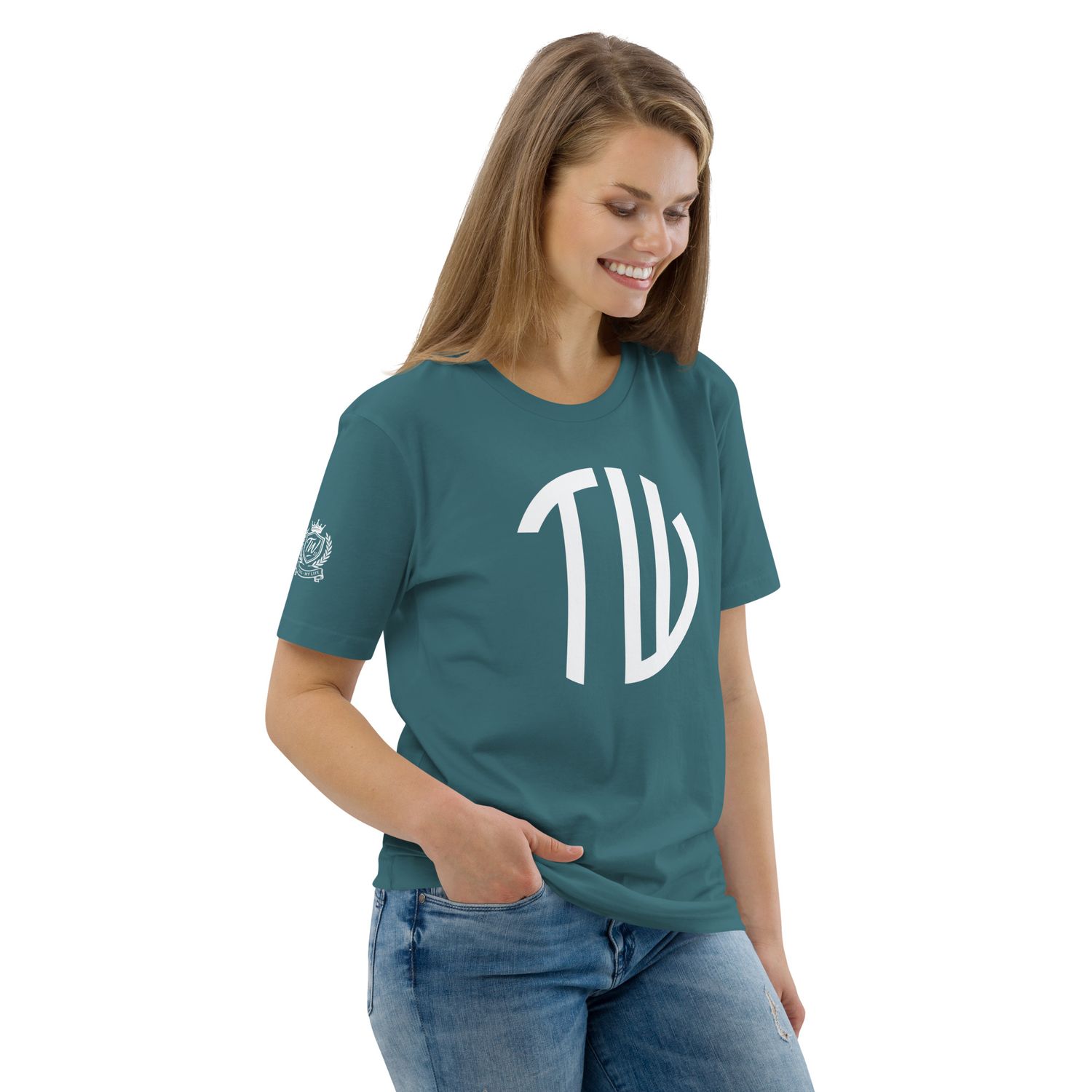 The Wuff® Original | Unisex Bio-T-Shirt mit Rippkragen