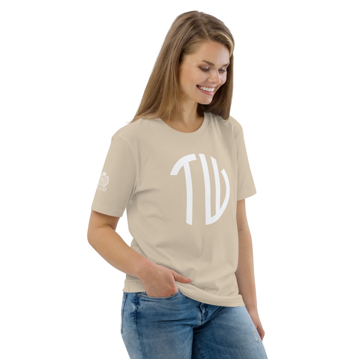 The Wuff® Original | Unisex Bio-T-Shirt mit Rippkragen