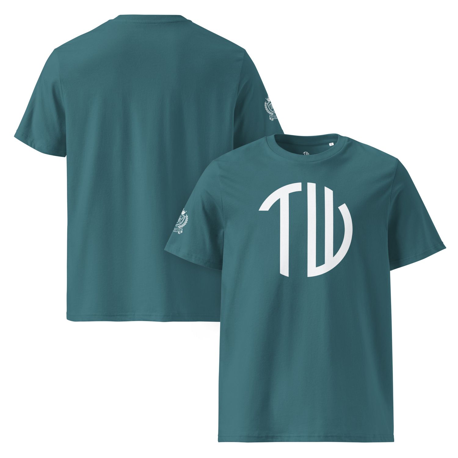 The Wuff® Original | Unisex Bio-T-Shirt mit Rippkragen