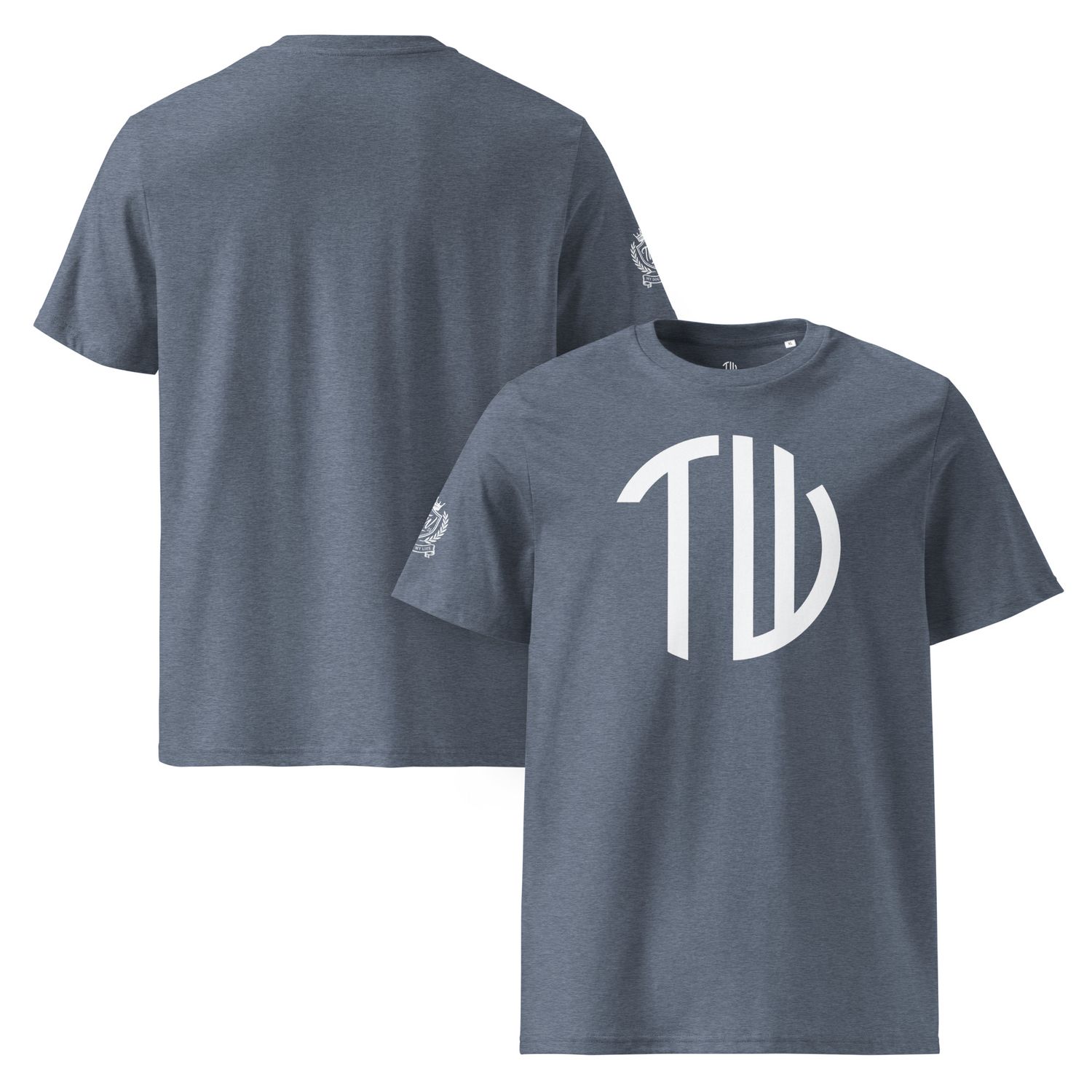 The Wuff® Original | Unisex Bio-T-Shirt mit Rippkragen