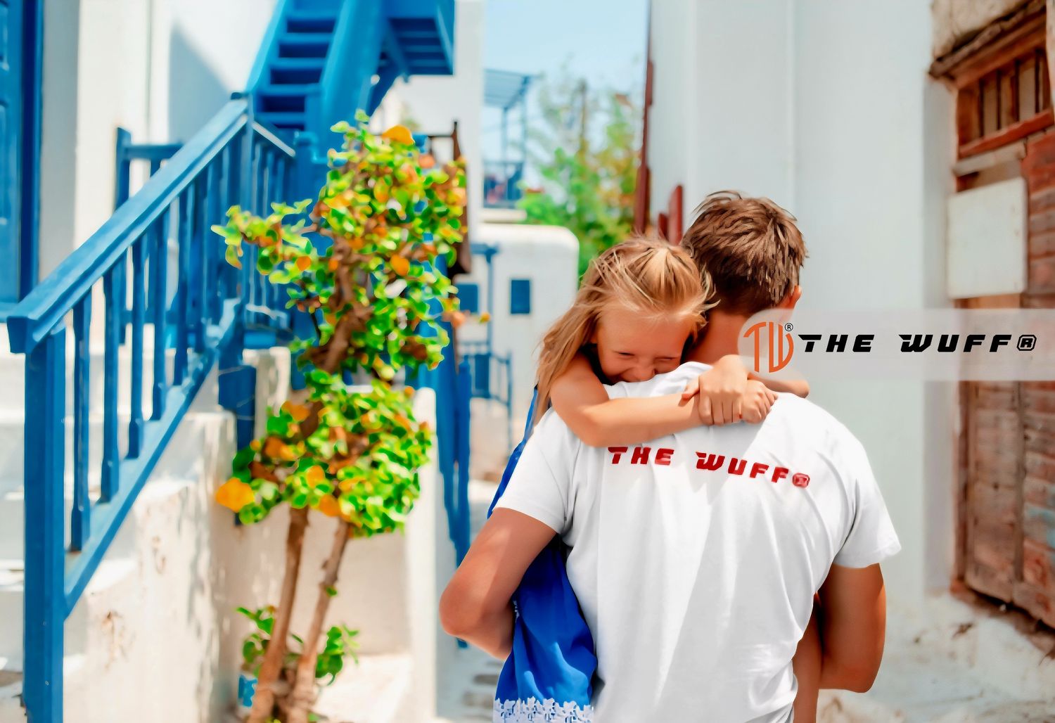 The Wuff® R.e.d. Statement | Unisex Bio-T-Shirt mit Rippkragen