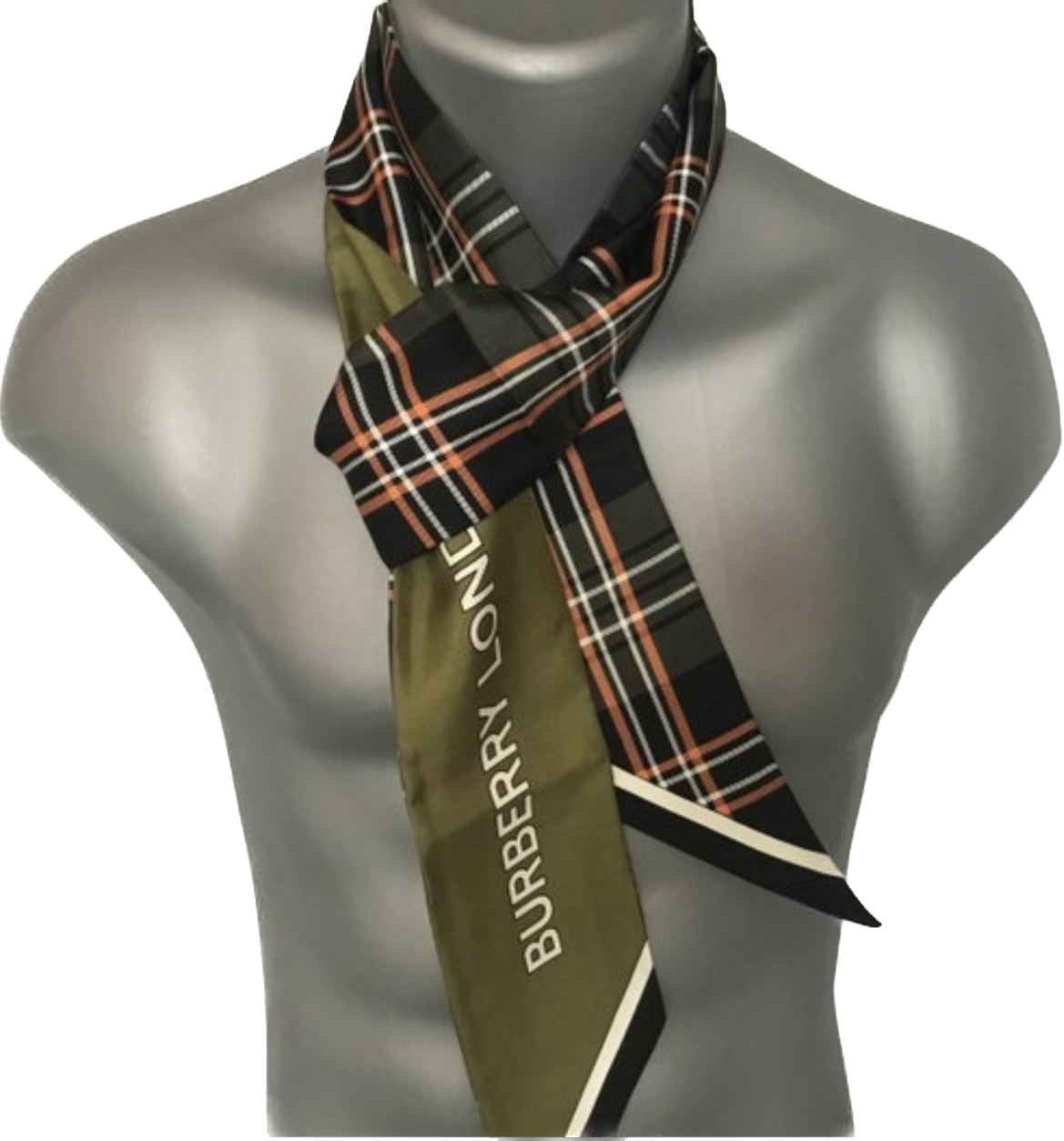 Burberry tour de cou en soie 160X8