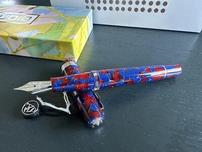 Armando Simoni blue coral stylo plume