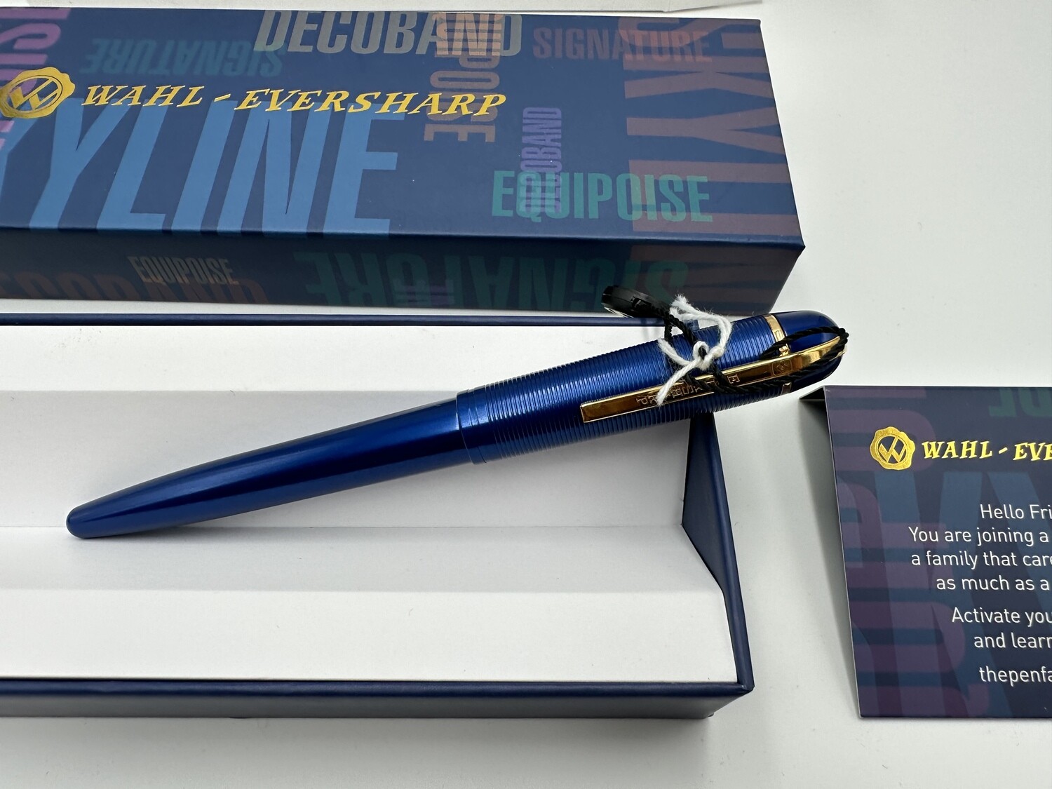 Wahl Eversharp new skyline aluminium blue stylo
