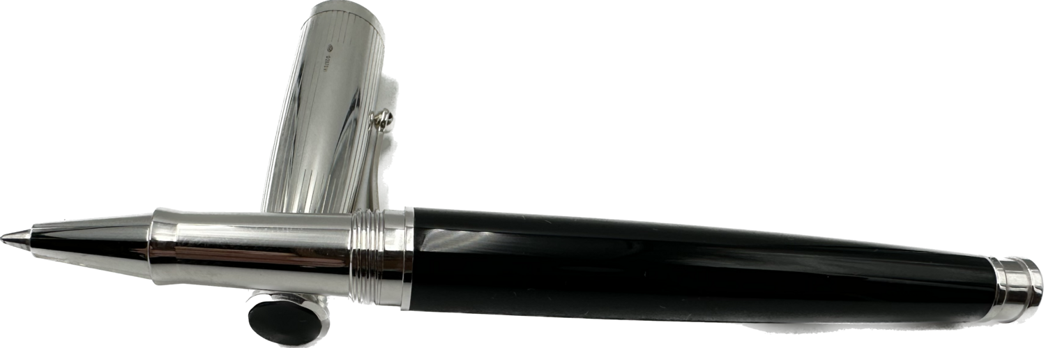 Montegrappa mémoria Striped Black rollerball black