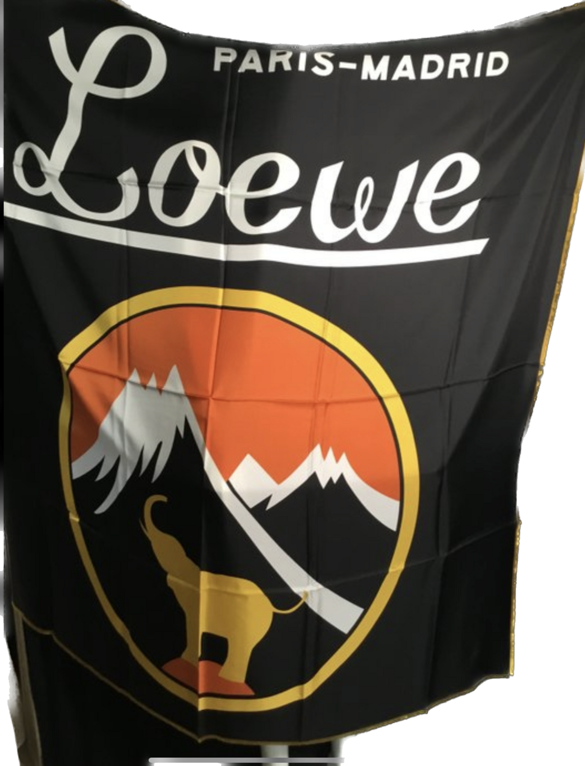 Loewe big écharpe en soie 137x137